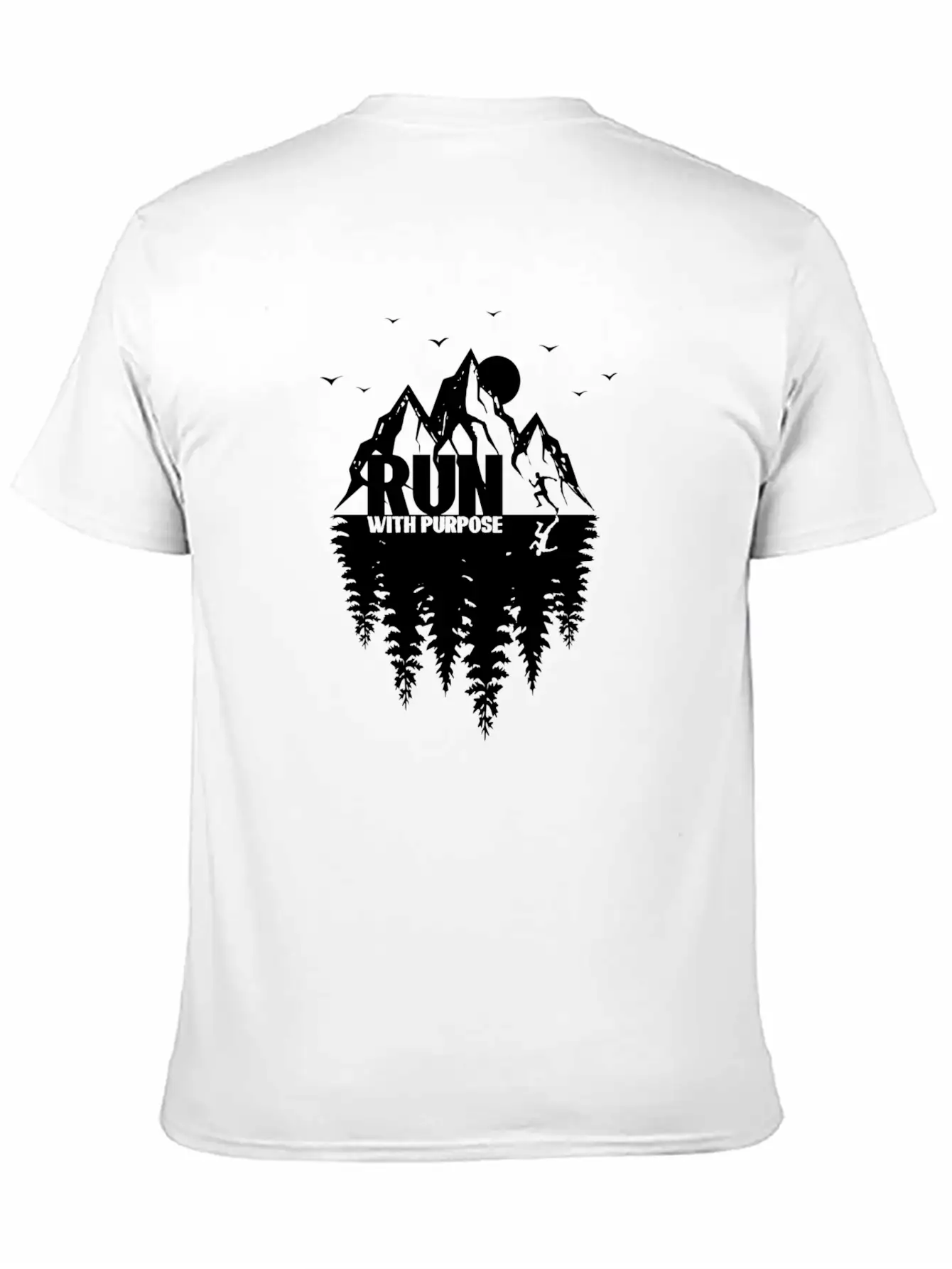 Run With Purpose Stylish Everyday T-Shirt – Unisex Basic Cotton Tee