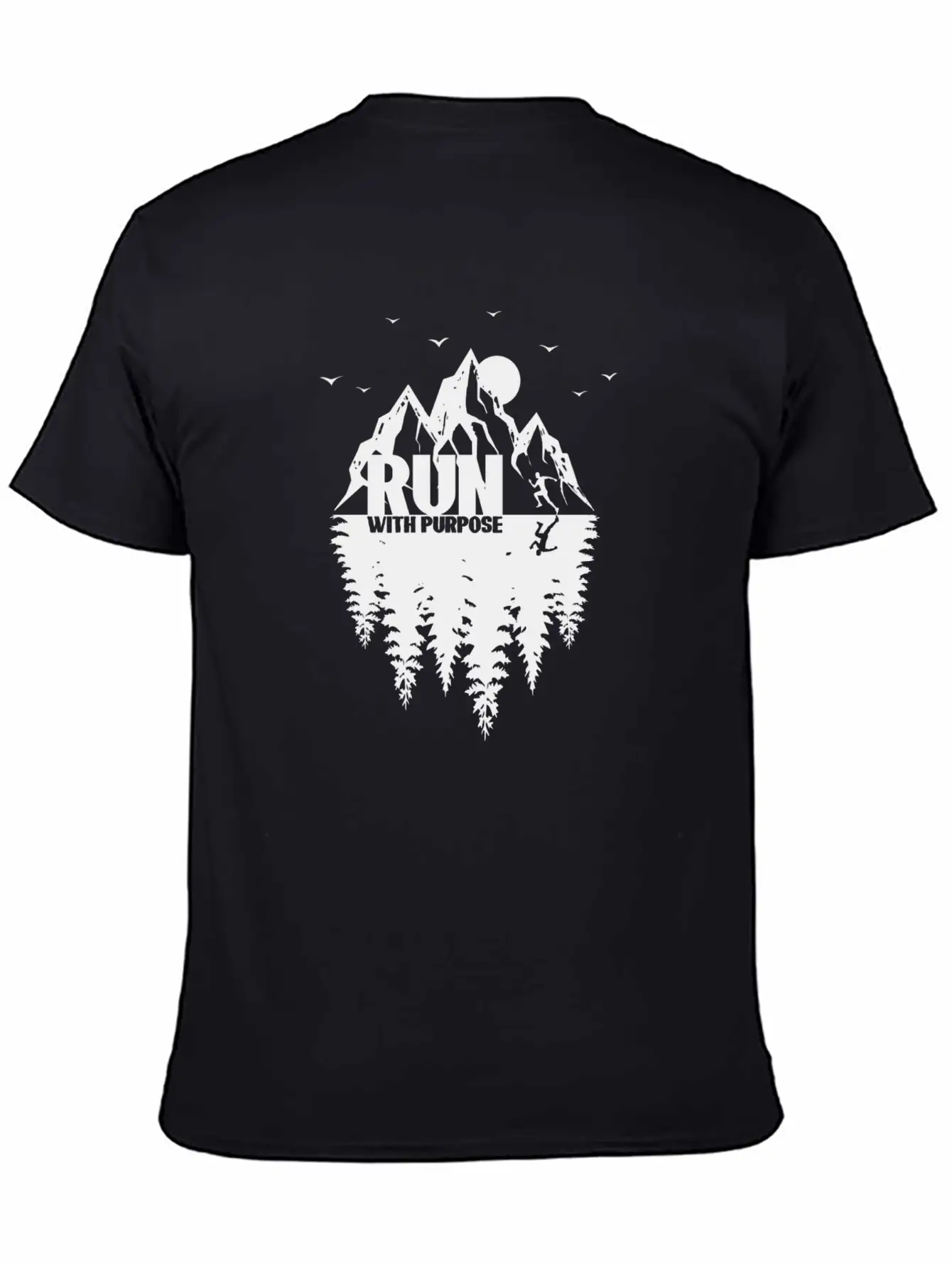 Run With Purpose Stylish Everyday T-Shirt – Unisex Basic Cotton Tee