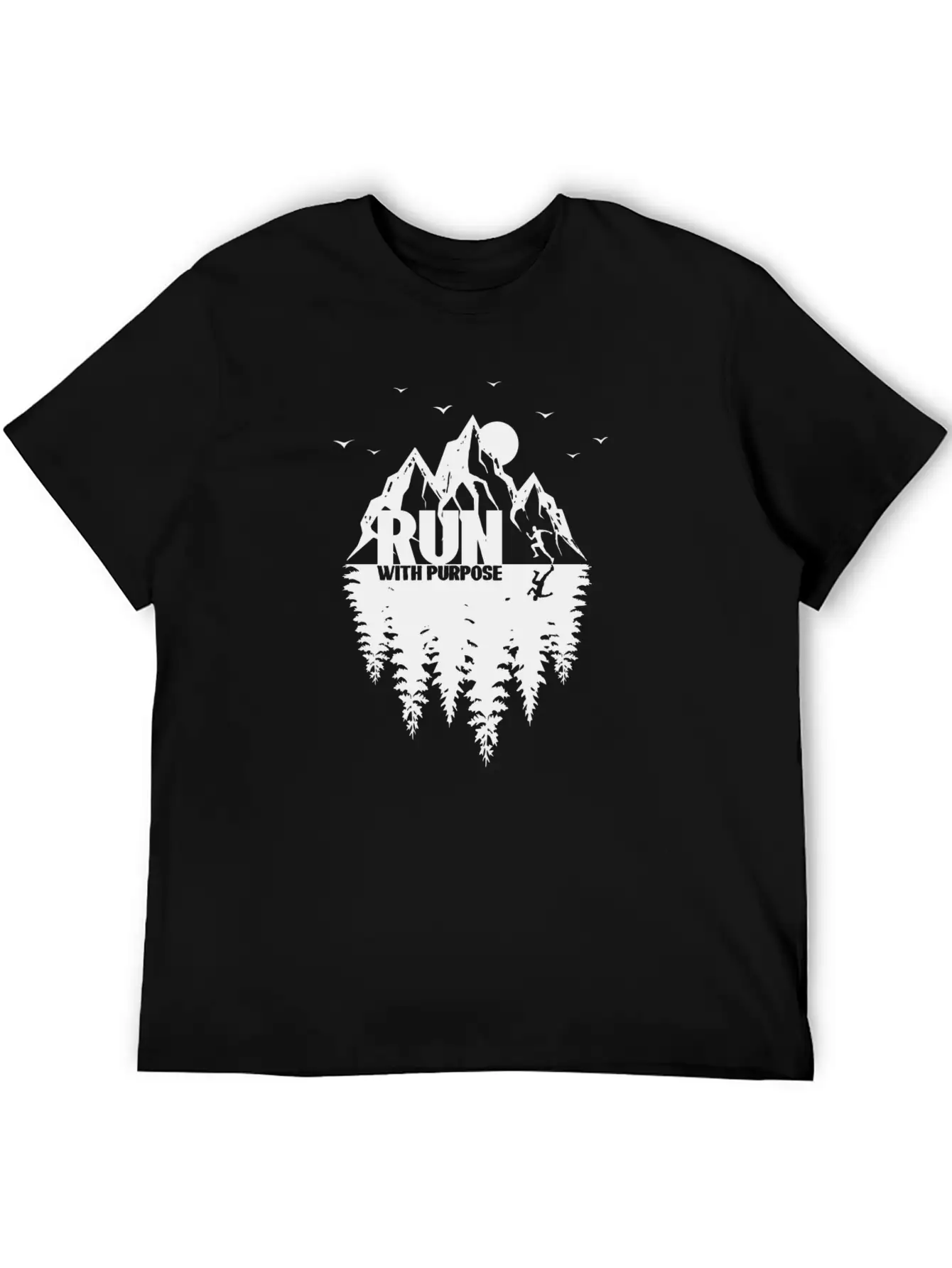 Run With Purpose Stylish Everyday T-Shirt – Unisex Basic Cotton Tee