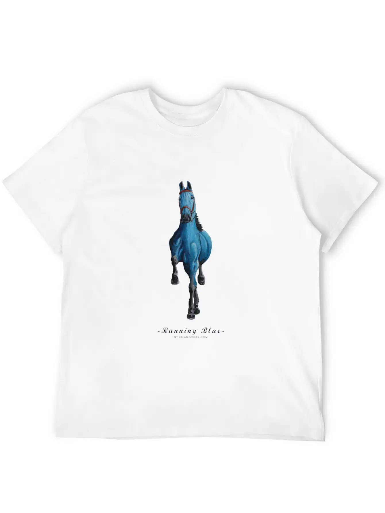 Running Blue - The Free Spirit Timeless Short Sleeve Tee – Comfy And Minimalist Design