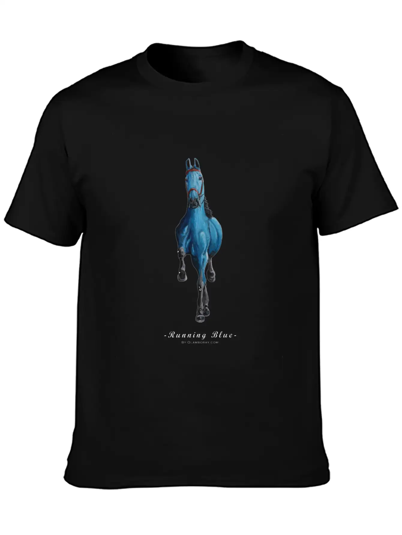 Running Blue - The Free Spirit Timeless Short Sleeve Tee – Comfy And Minimalist Design