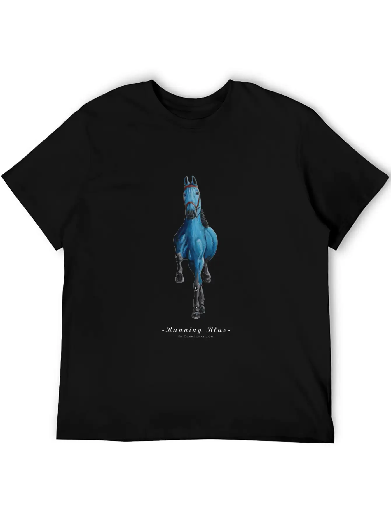 Running Blue - The Free Spirit Timeless Short Sleeve Tee – Comfy And Minimalist Design