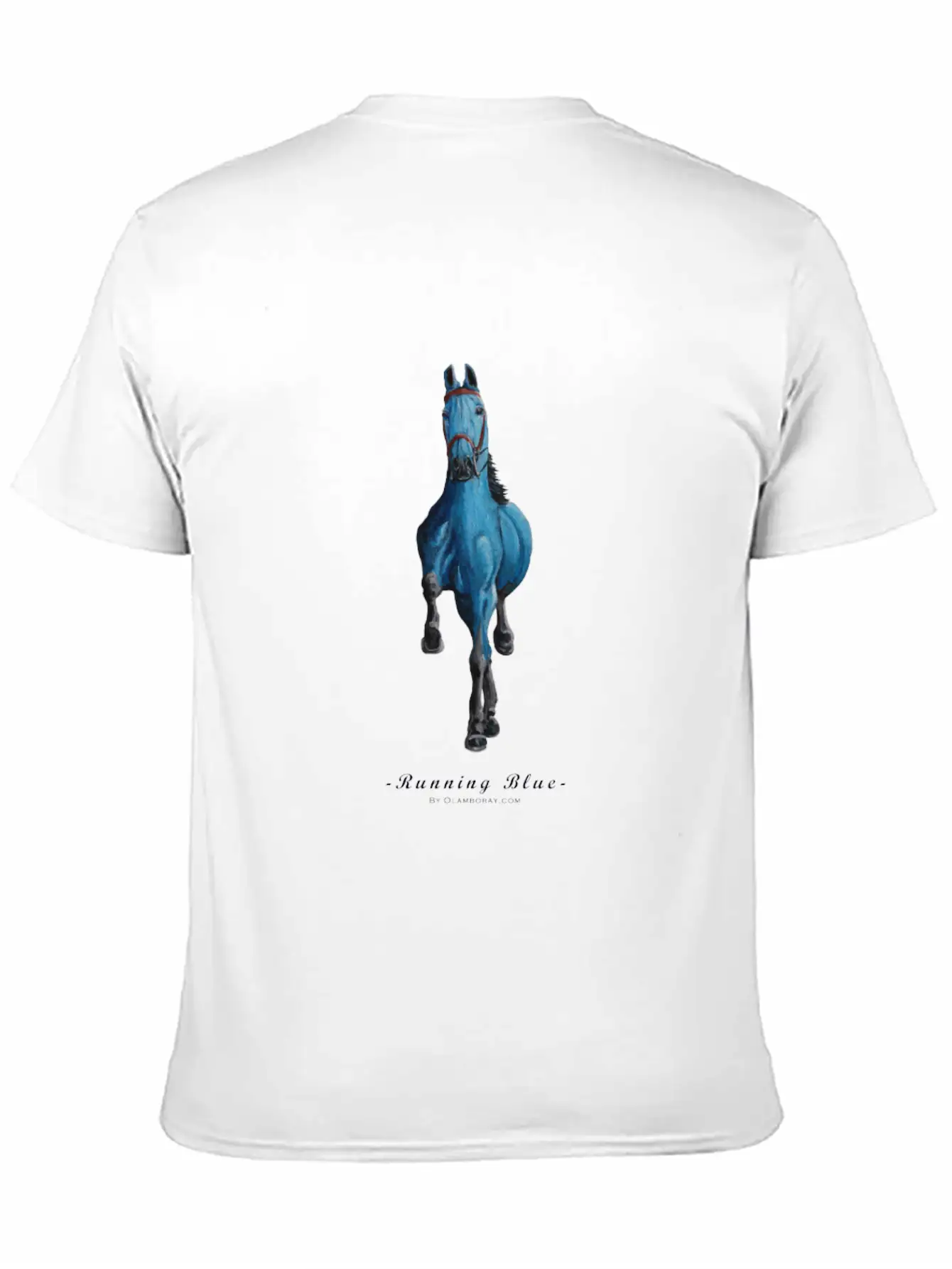 Running Blue - The Free Spirit Timeless Short Sleeve Tee – Comfy And Minimalist Design