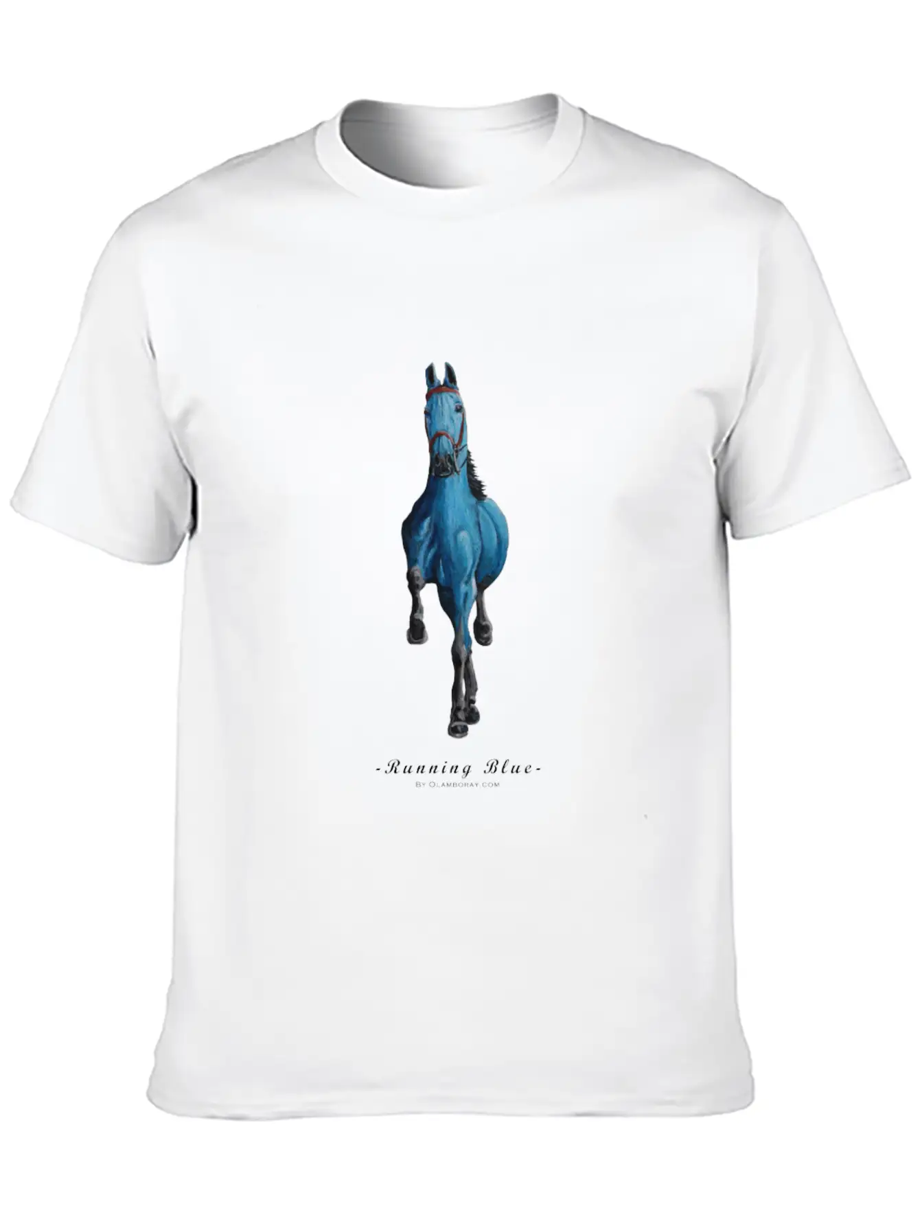 Running Blue - The Free Spirit Timeless Short Sleeve Tee – Comfy And Minimalist Design