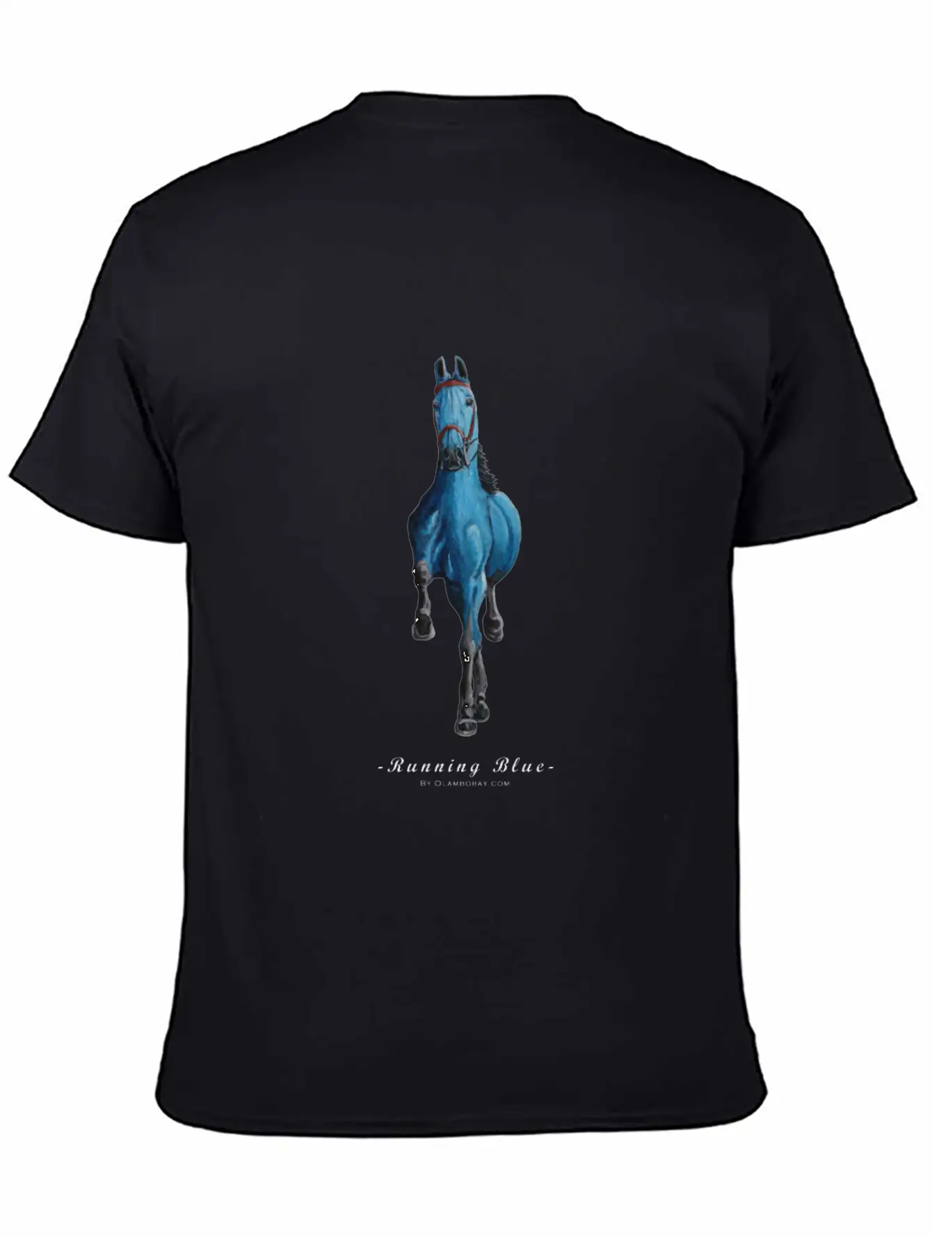Running Blue - The Free Spirit Timeless Short Sleeve Tee – Comfy And Minimalist Design