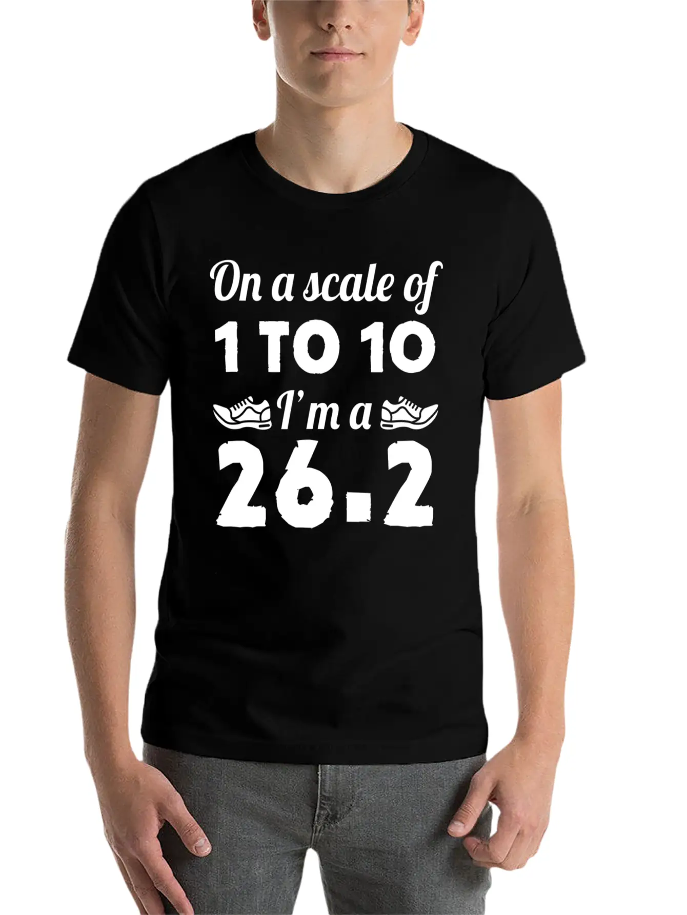Running On A Scale Of 1 To 10 Im 262 Marathon Comfortable Minimalist Graphic Tee – Summer Style Essential
