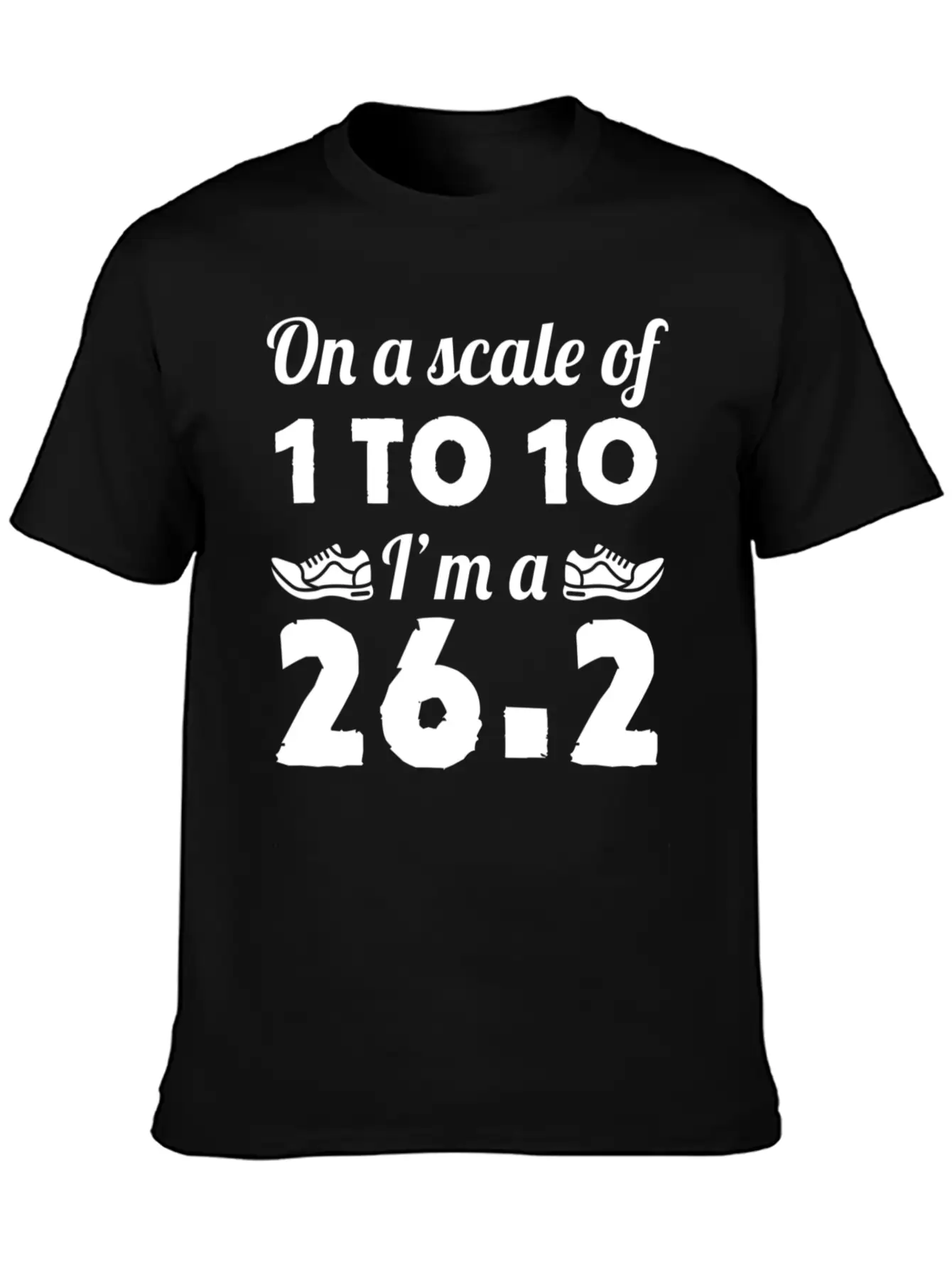 Running On A Scale Of 1 To 10 Im 262 Marathon Comfortable Minimalist Graphic Tee – Summer Style Essential