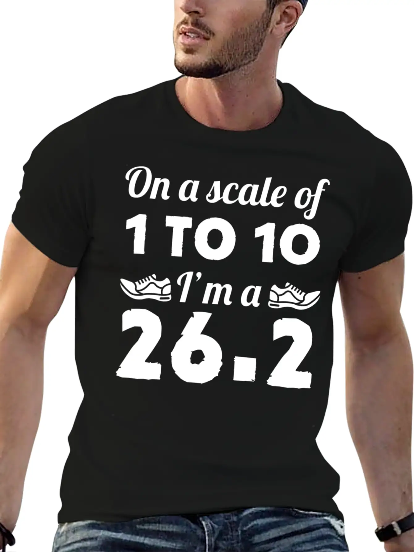 Running On A Scale Of 1 To 10 Im 262 Marathon Comfortable Minimalist Graphic Tee – Summer Style Essential