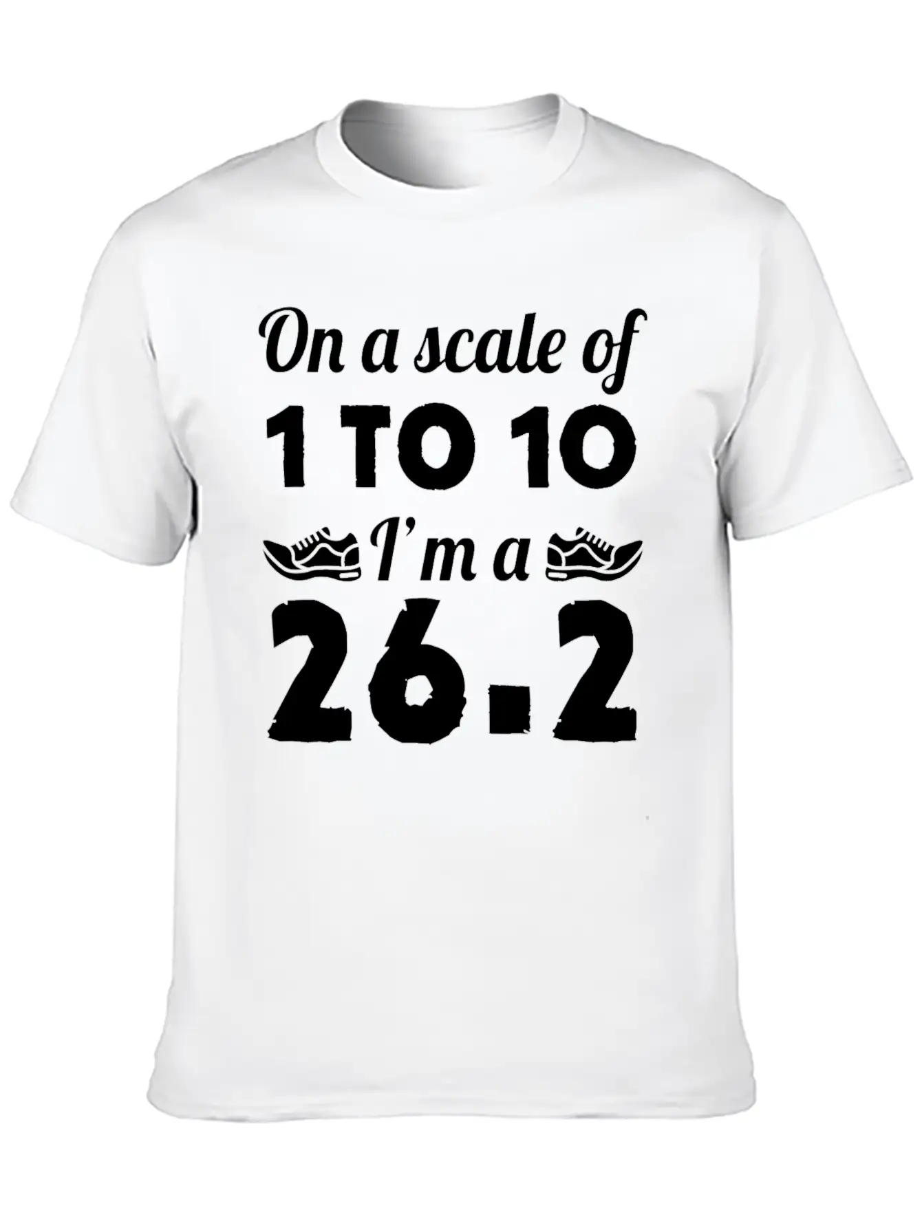 Running On A Scale Of 1 To 10 Im 262 Marathon Comfortable Minimalist Graphic Tee – Summer Style Essential
