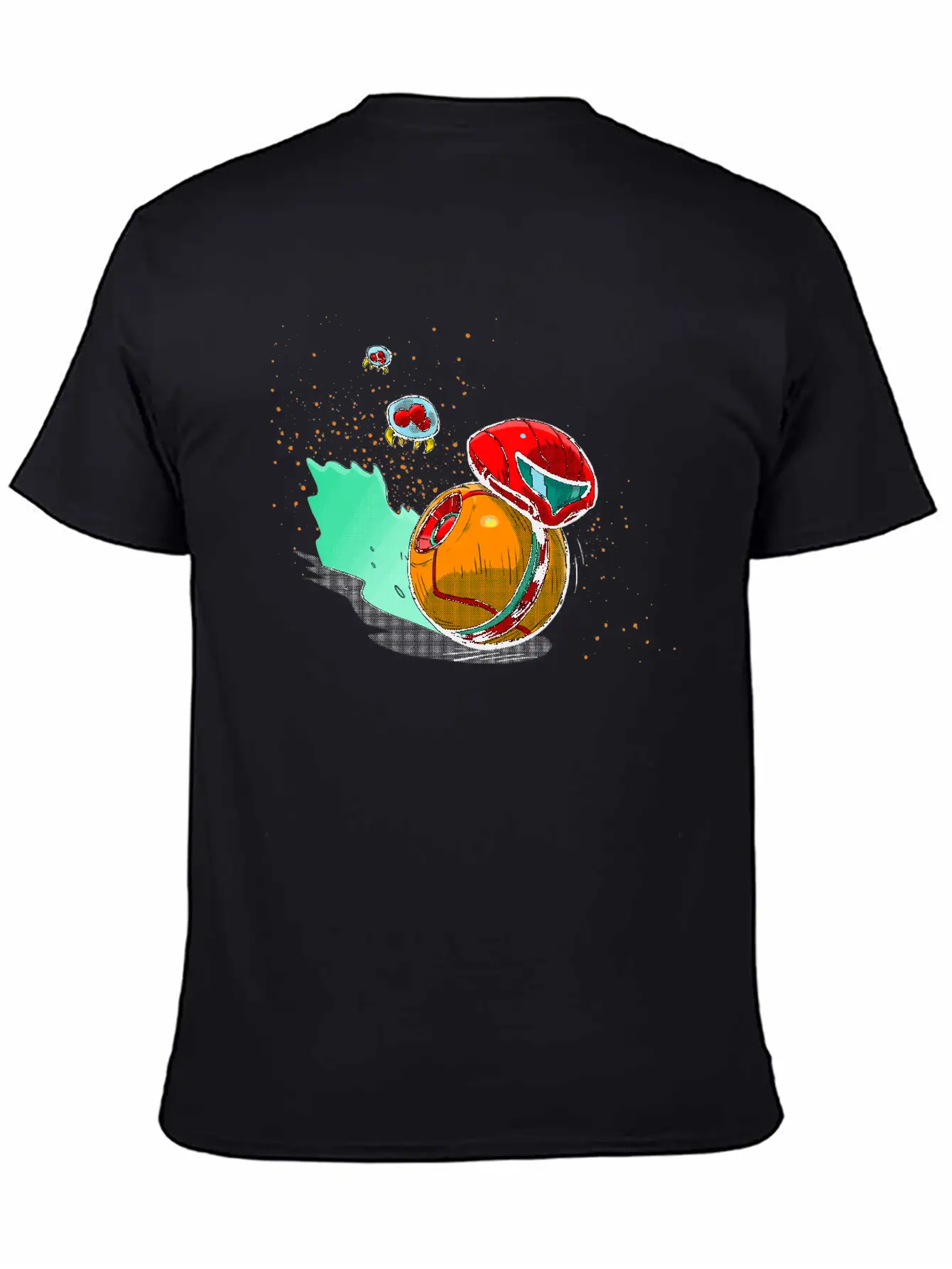 Running Robot Unisex Short Sleeve Soft Cotton T-Shirt – Casual Everyday Wear