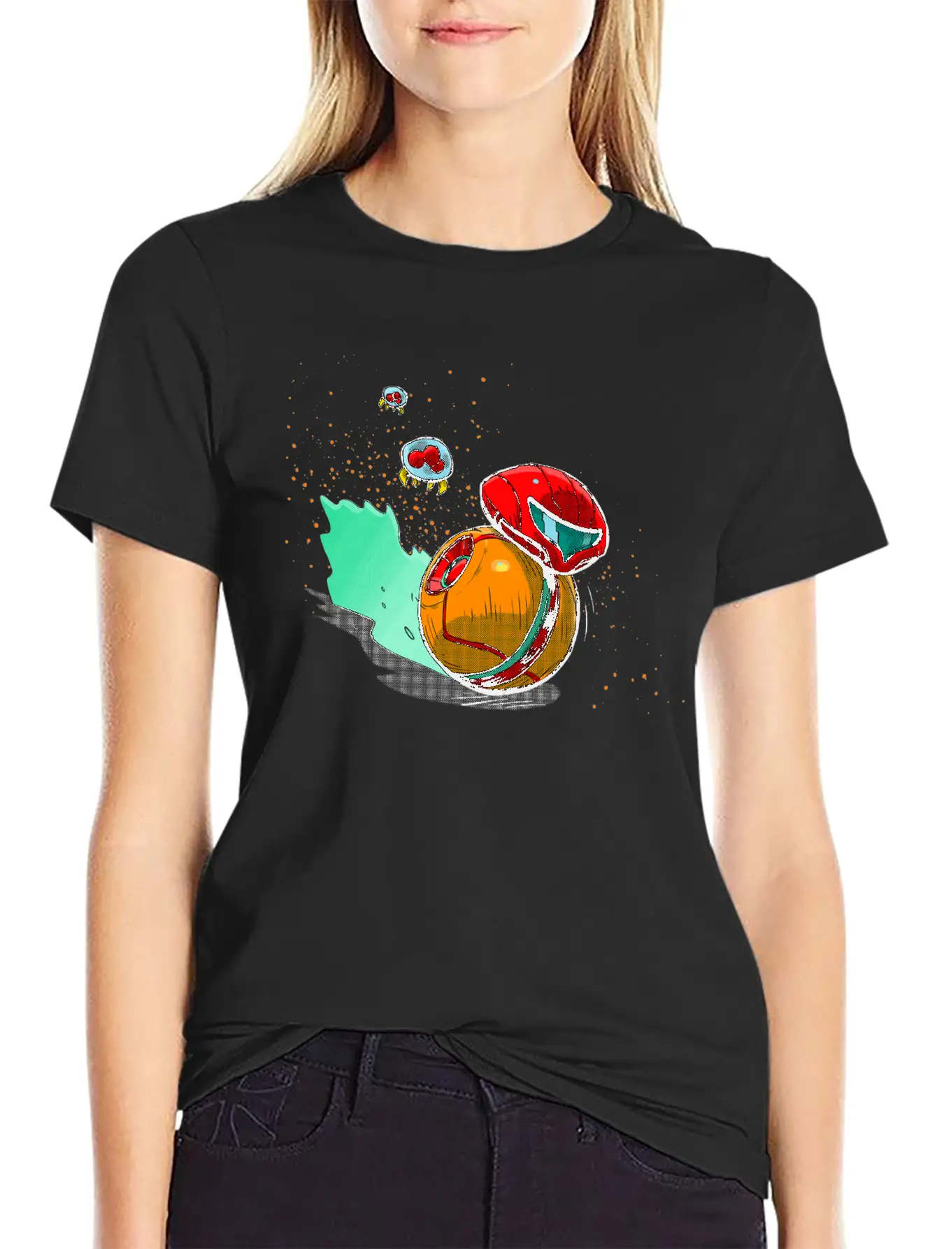 Running Robot Unisex Short Sleeve Soft Cotton T-Shirt – Casual Everyday Wear