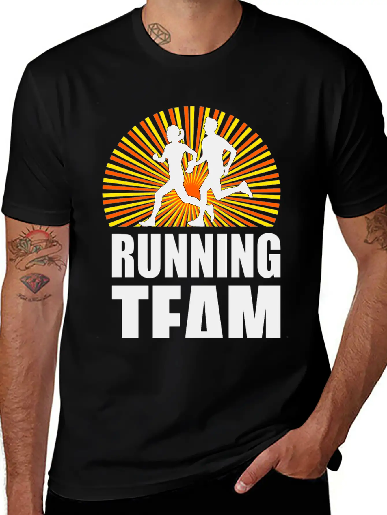 Running Team Workout Marathon Essential Unisex Summer Tee – Soft Cotton Casual Fit