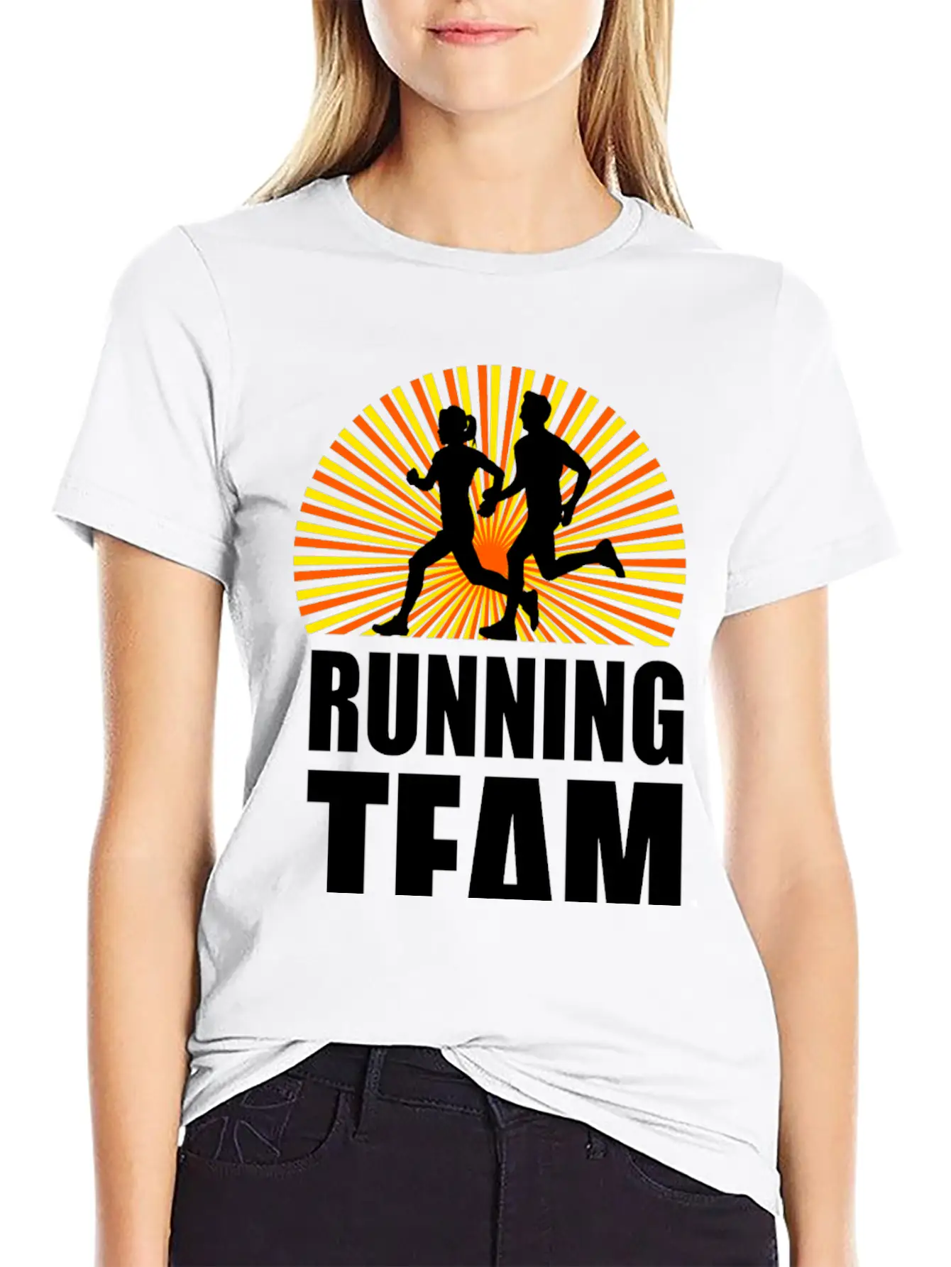 Running Team Workout Marathon Essential Unisex Summer Tee – Soft Cotton Casual Fit