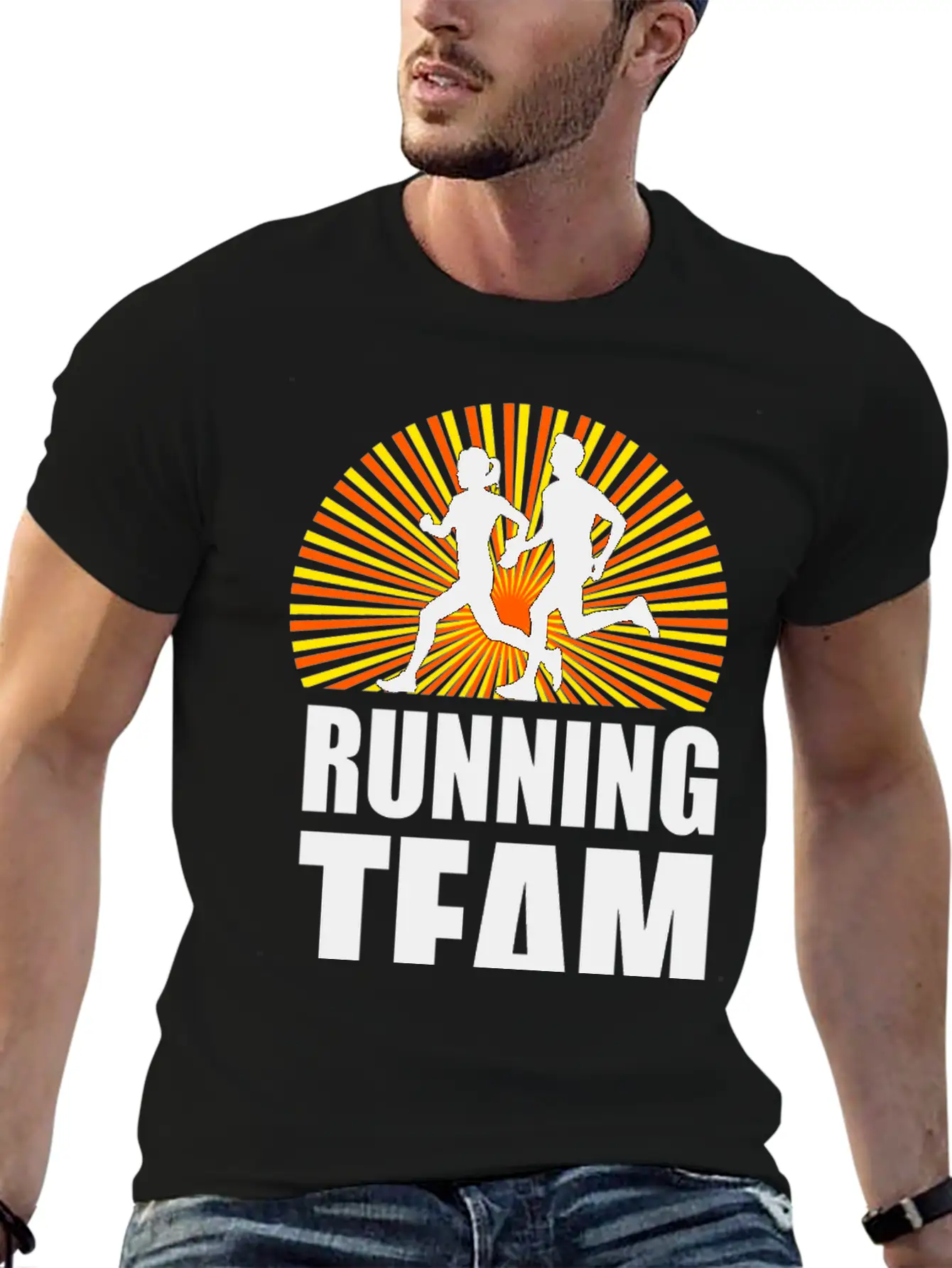 Running Team Workout Marathon Essential Unisex Summer Tee – Soft Cotton Casual Fit