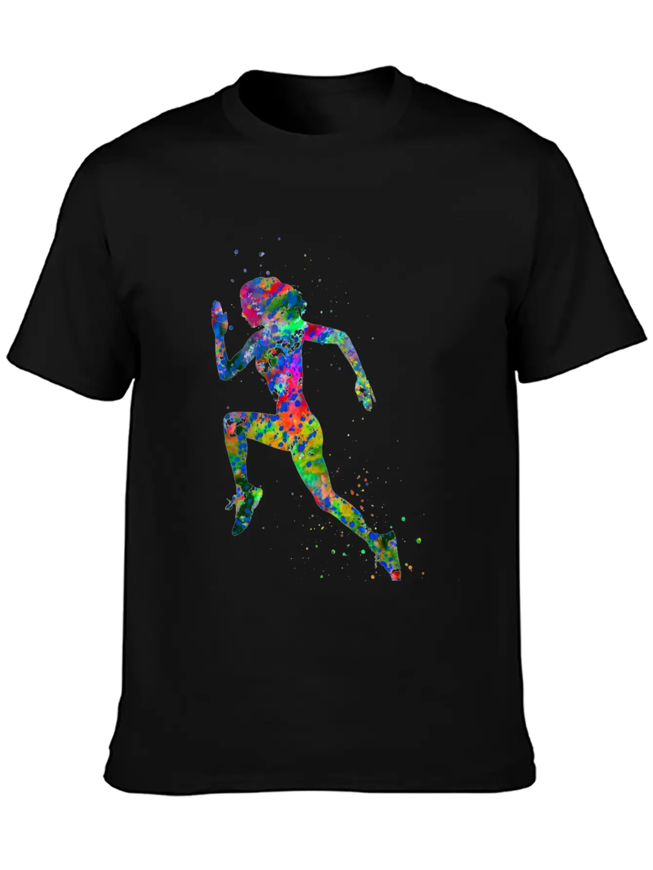 Running Woman, Running, Sport, Woman Sport Unisex Short Sleeve Soft Cotton T-Shirt – Casual Everyday Wear