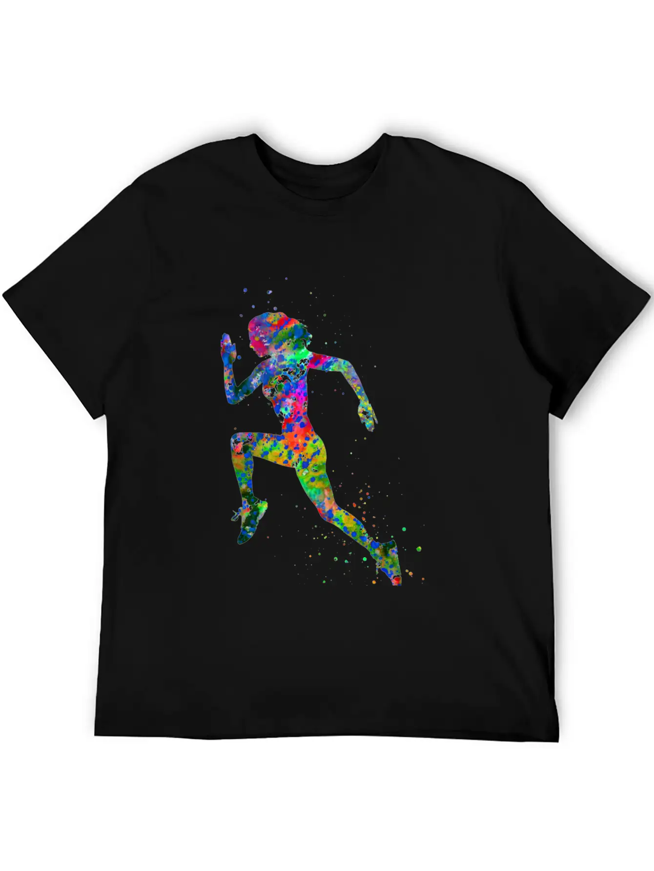 Running Woman, Running, Sport, Woman Sport Unisex Short Sleeve Soft Cotton T-Shirt – Casual Everyday Wear