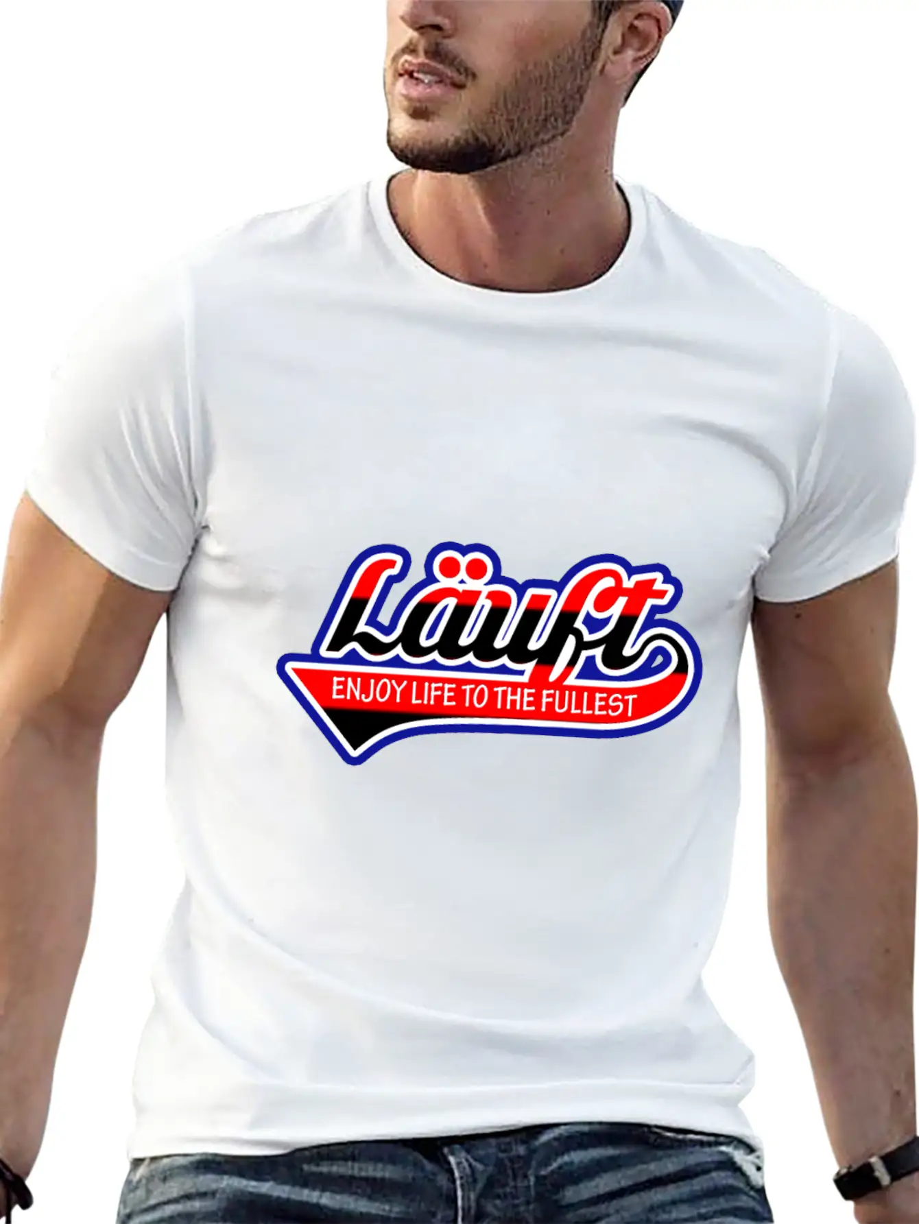 Runs - Cooler Saying - Runs Unisex Short Sleeve Soft Cotton T-Shirt – Casual Everyday Wear