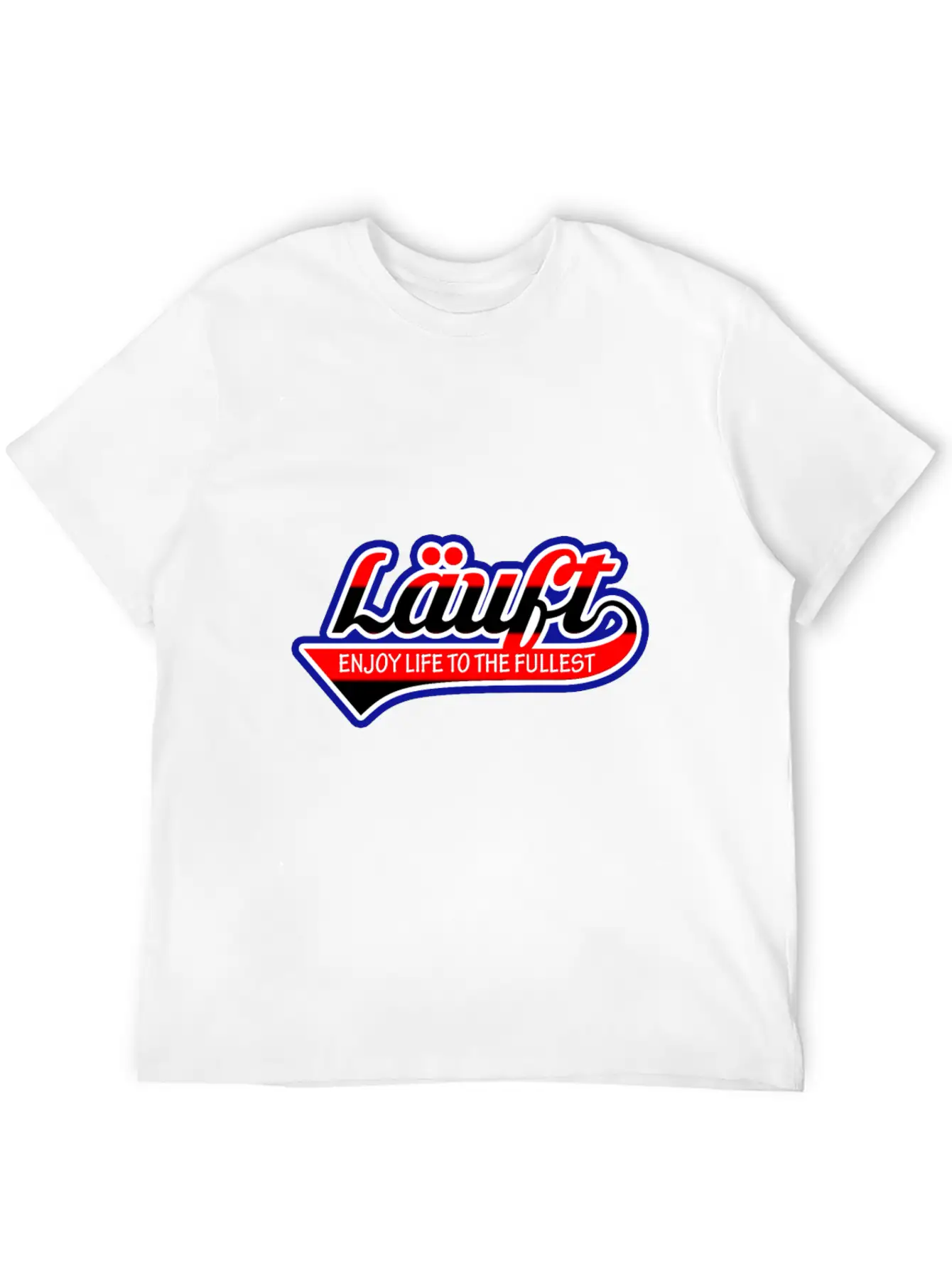 Runs - Cooler Saying - Runs Unisex Short Sleeve Soft Cotton T-Shirt – Casual Everyday Wear