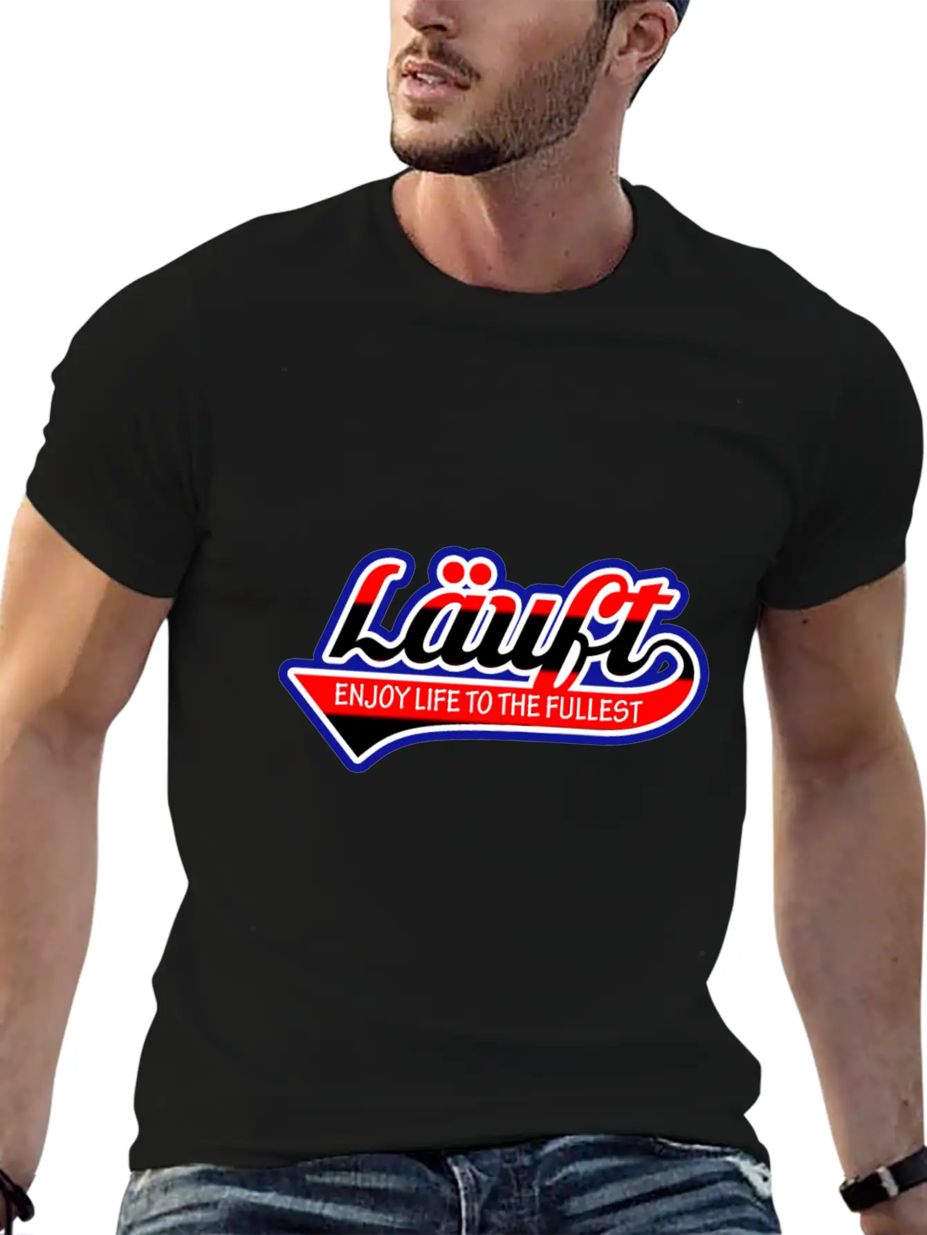 Runs - Cooler Saying - Runs Unisex Short Sleeve Soft Cotton T-Shirt – Casual Everyday Wear