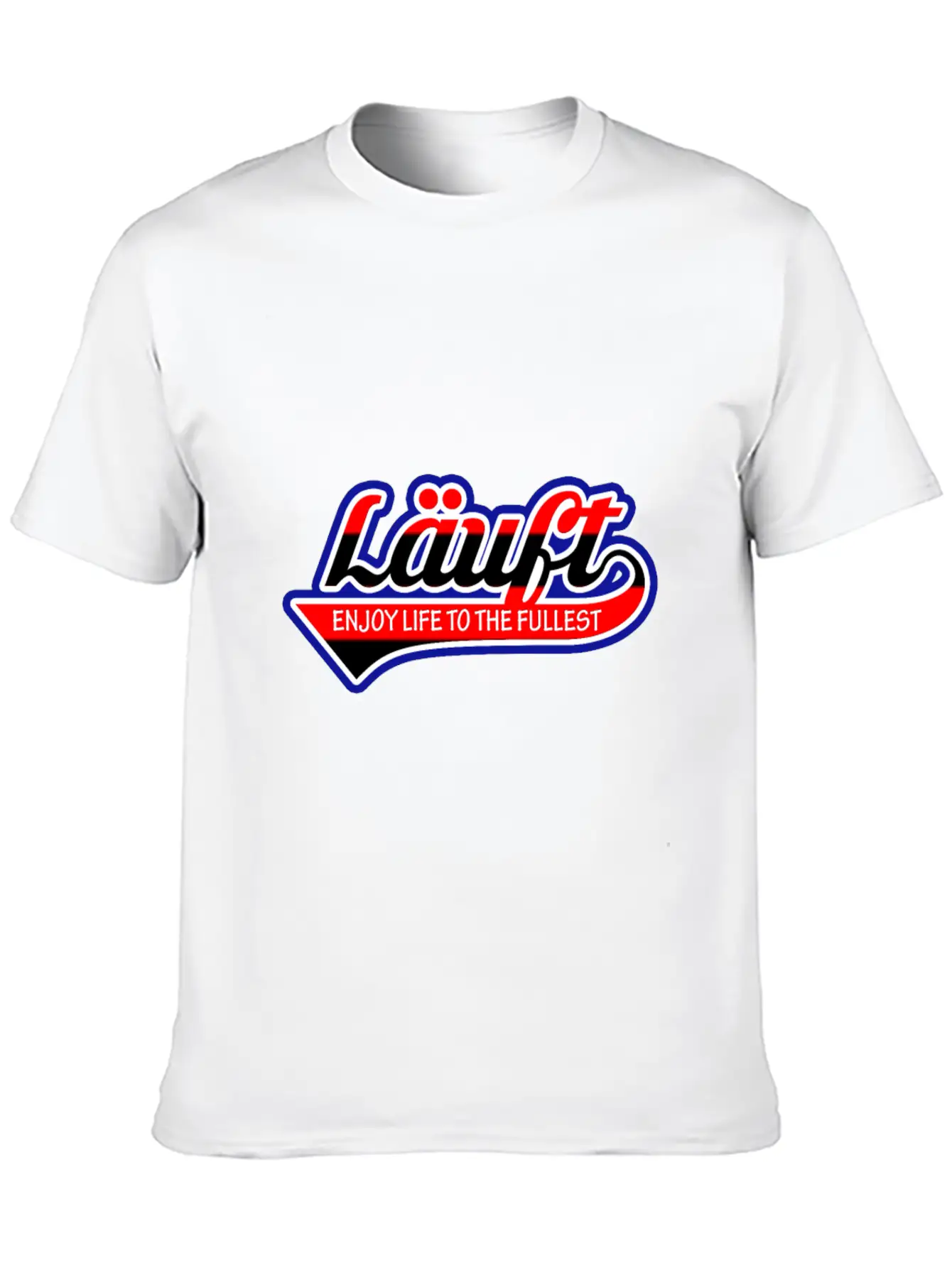 Runs - Cooler Saying - Runs Unisex Short Sleeve Soft Cotton T-Shirt – Casual Everyday Wear