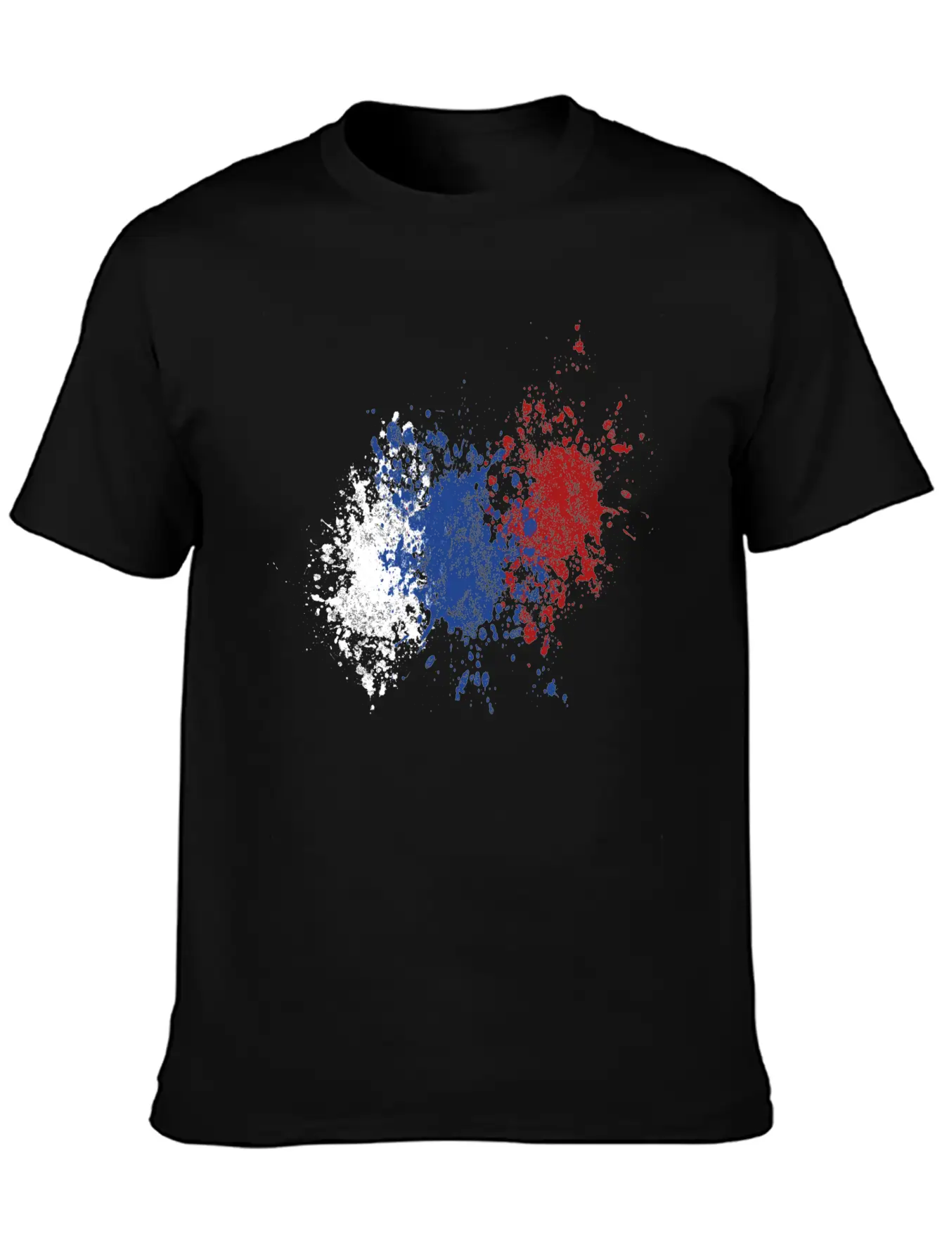 Russian Splatter Comfortable Minimalist Graphic Tee – Summer Style Essential