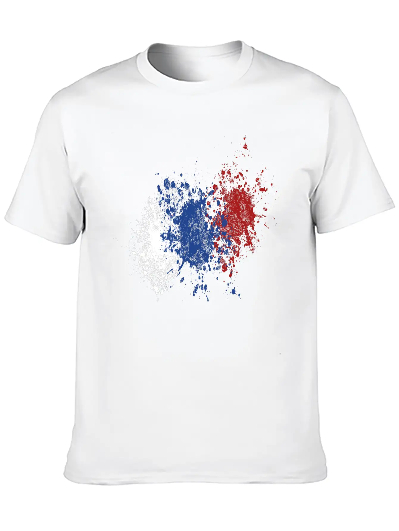 Russian Splatter Comfortable Minimalist Graphic Tee – Summer Style Essential