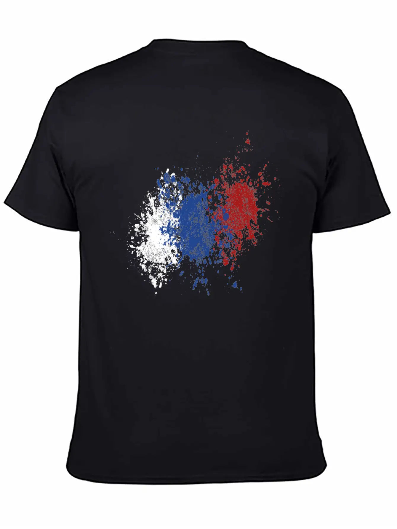 Russian Splatter Comfortable Minimalist Graphic Tee – Summer Style Essential