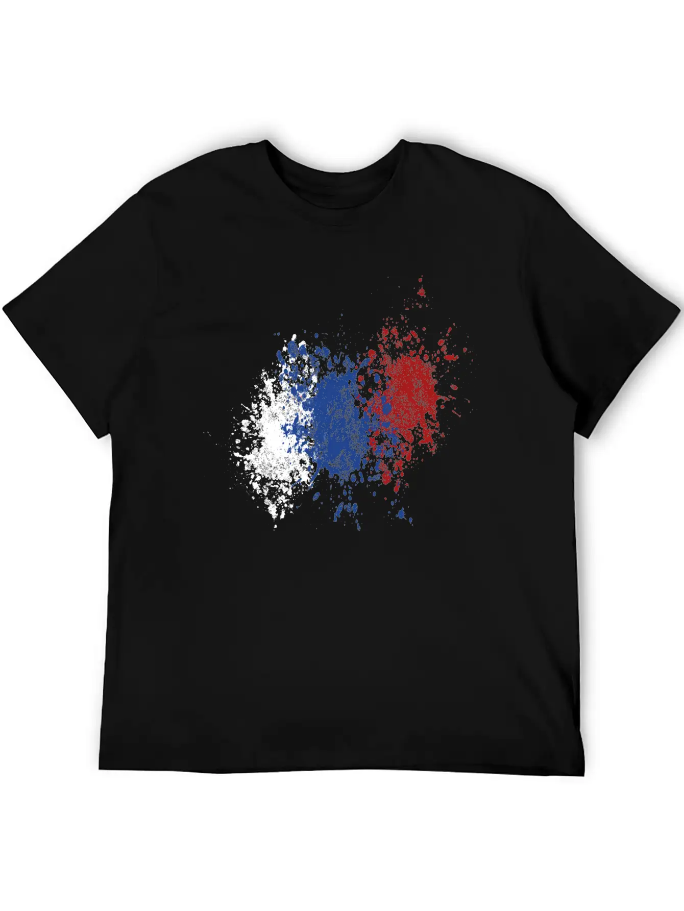 Russian Splatter Comfortable Minimalist Graphic Tee – Summer Style Essential