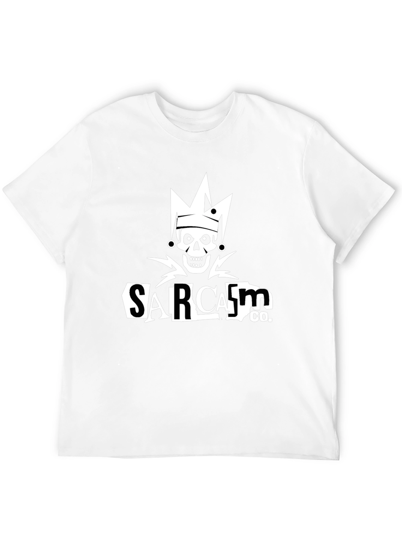Sarcasm Co. Skull Graphic Black T-Shirt