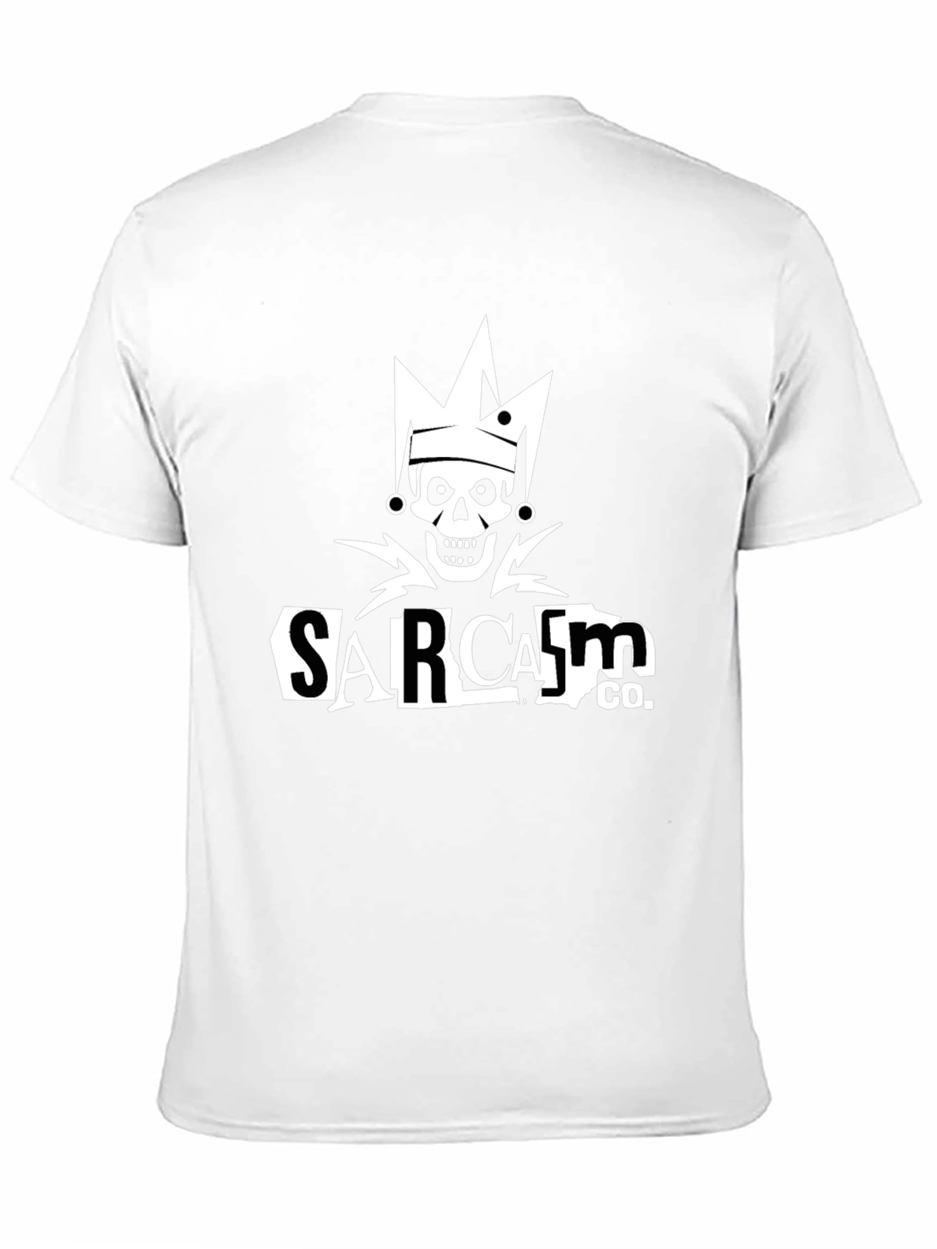 Sarcasm Co. Skull Graphic Black T-Shirt
