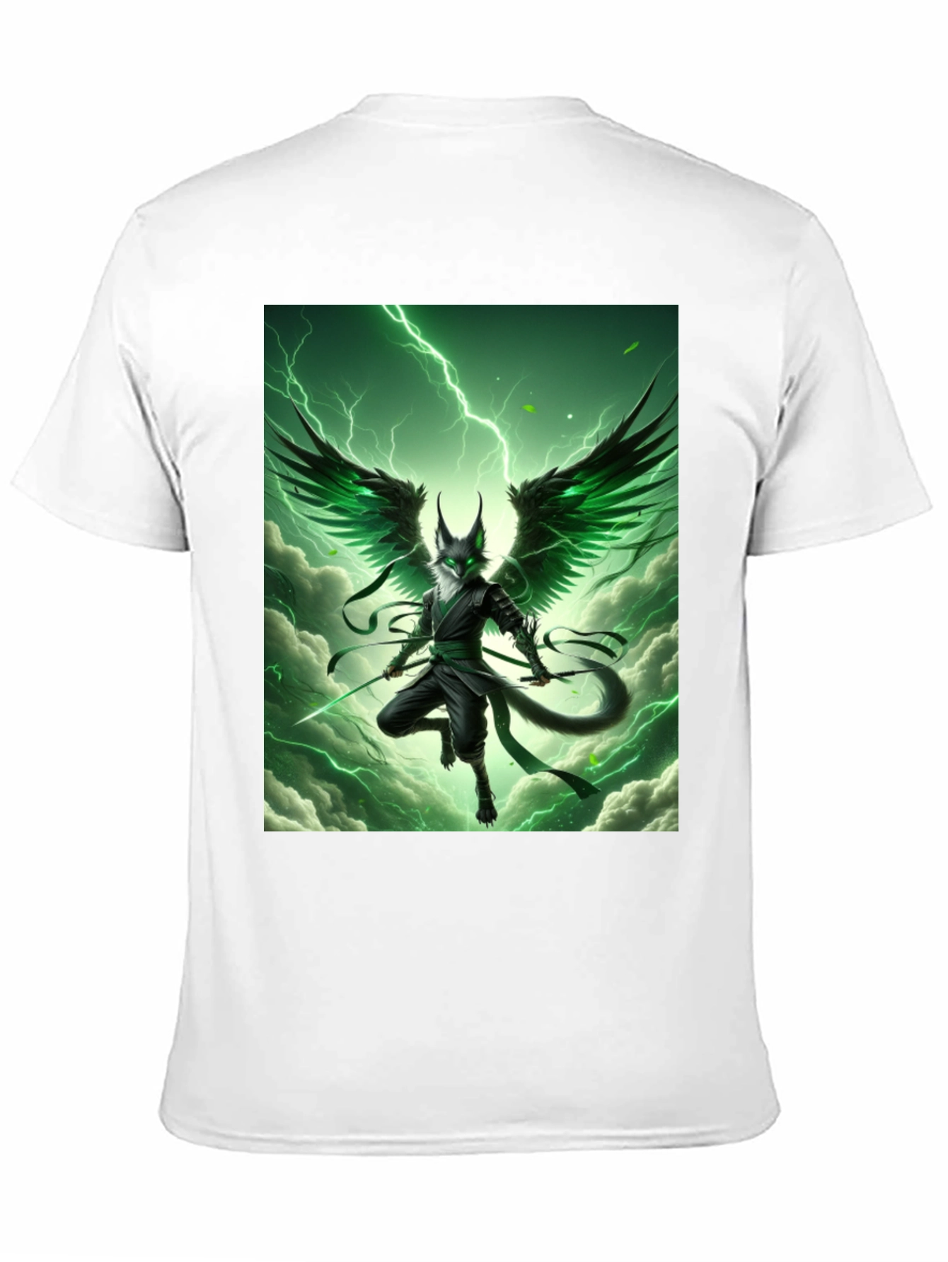 Mystic Green Winged Ninja T-Shirt