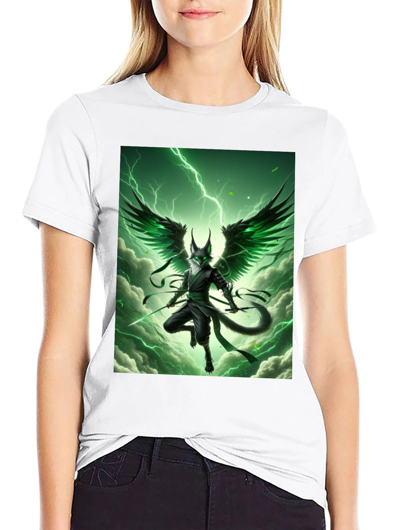 Mystic Green Winged Ninja T-Shirt