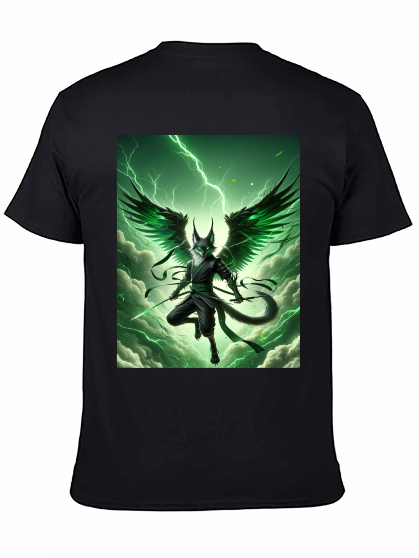 Mystic Green Winged Ninja T-Shirt