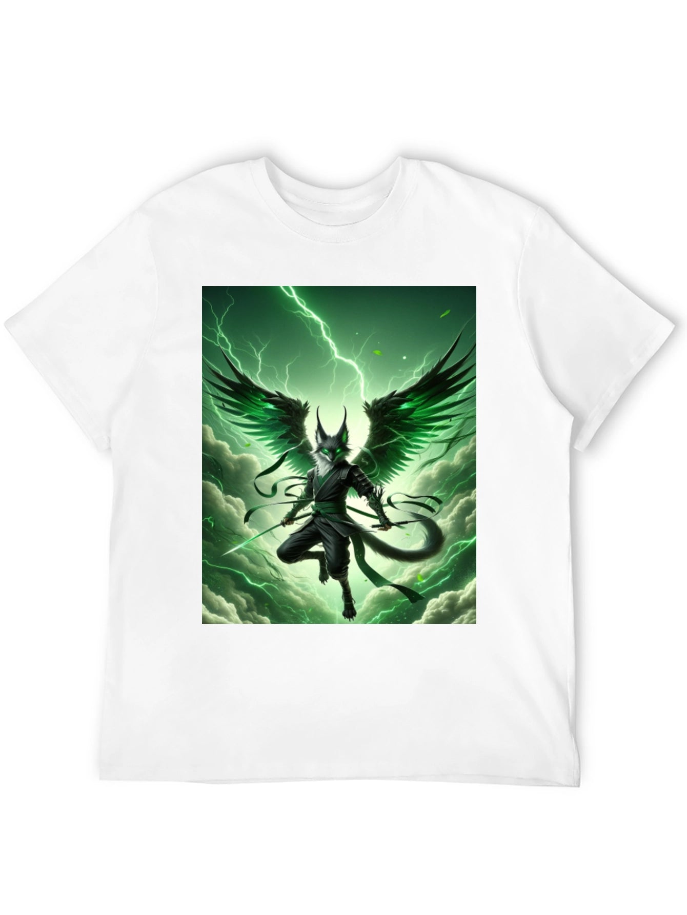 Mystic Green Winged Ninja T-Shirt