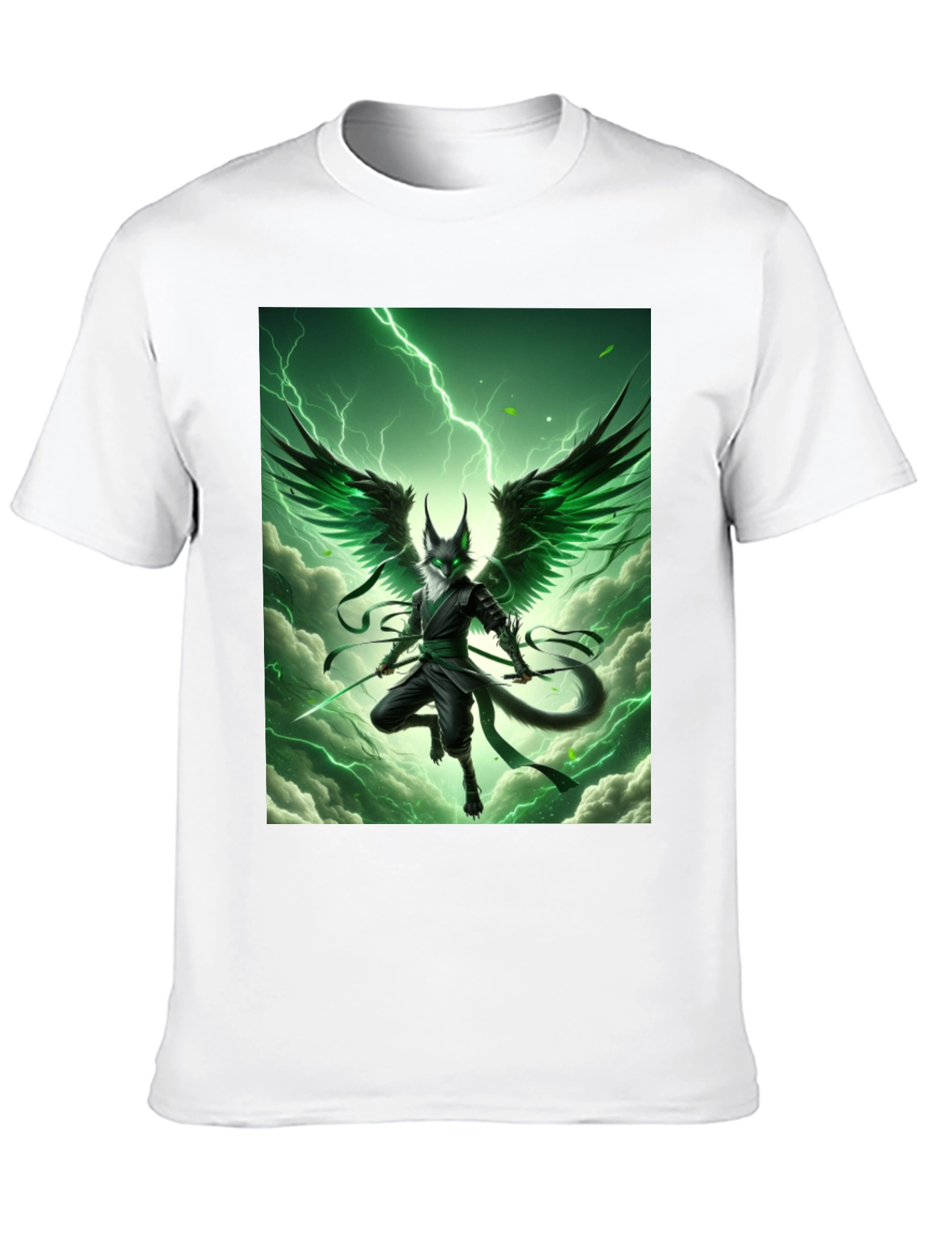 Mystic Green Winged Ninja T-Shirt
