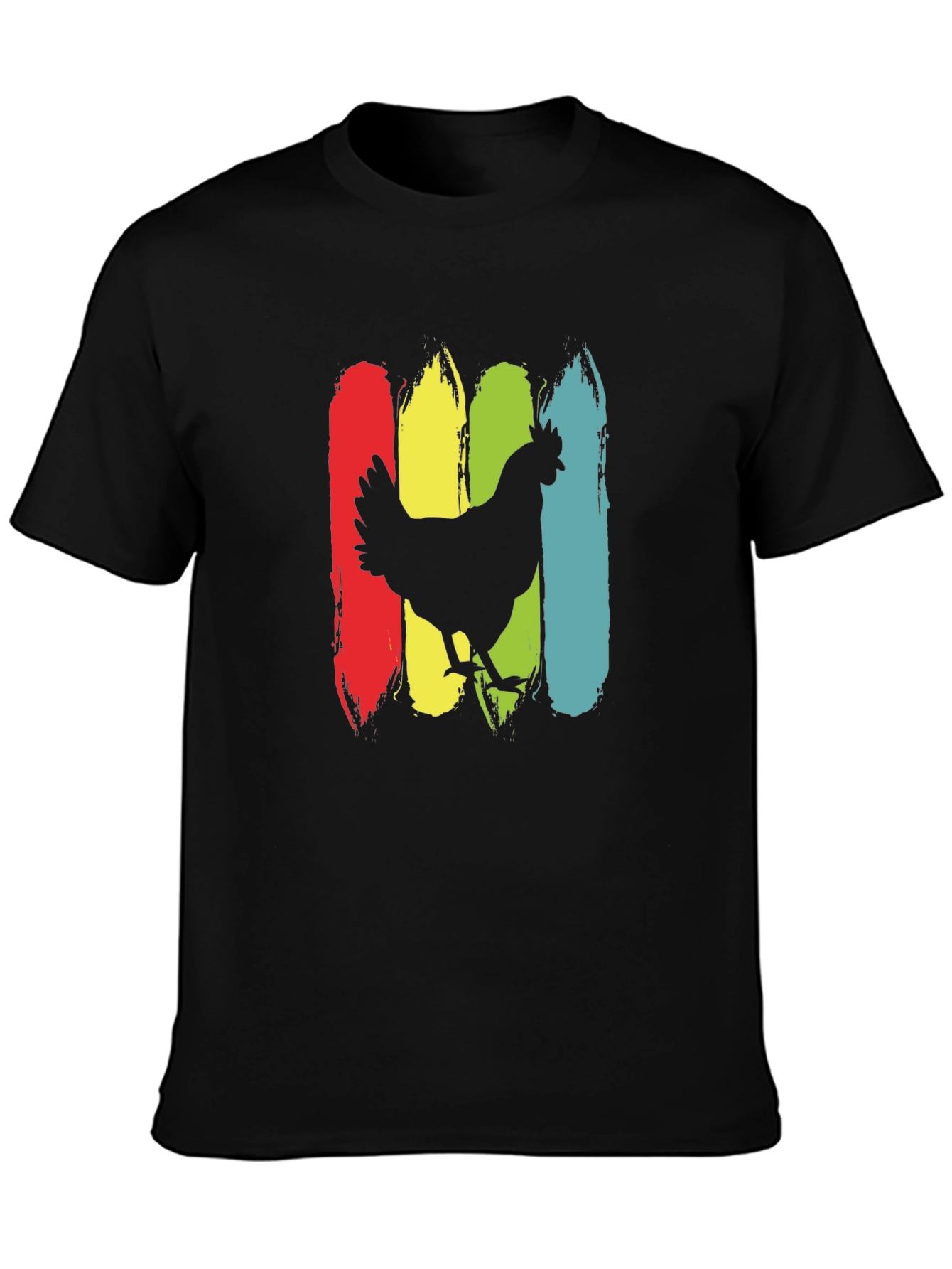Retro Chicken Graphic T-Shirt