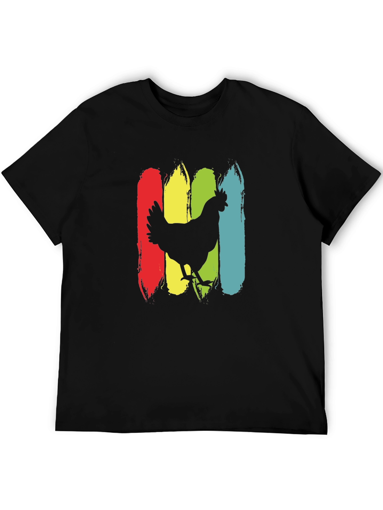 Retro Chicken Graphic T-Shirt