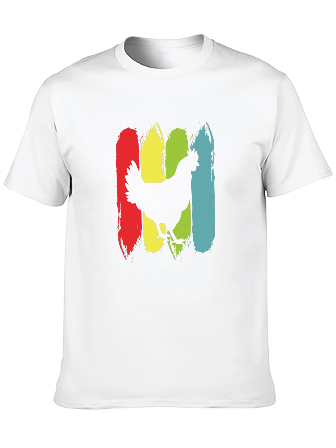 Retro Chicken Graphic T-Shirt