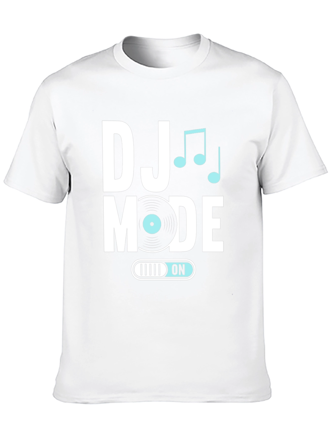 DJ Mode On Black T-Shirt - Music Lover Apparel