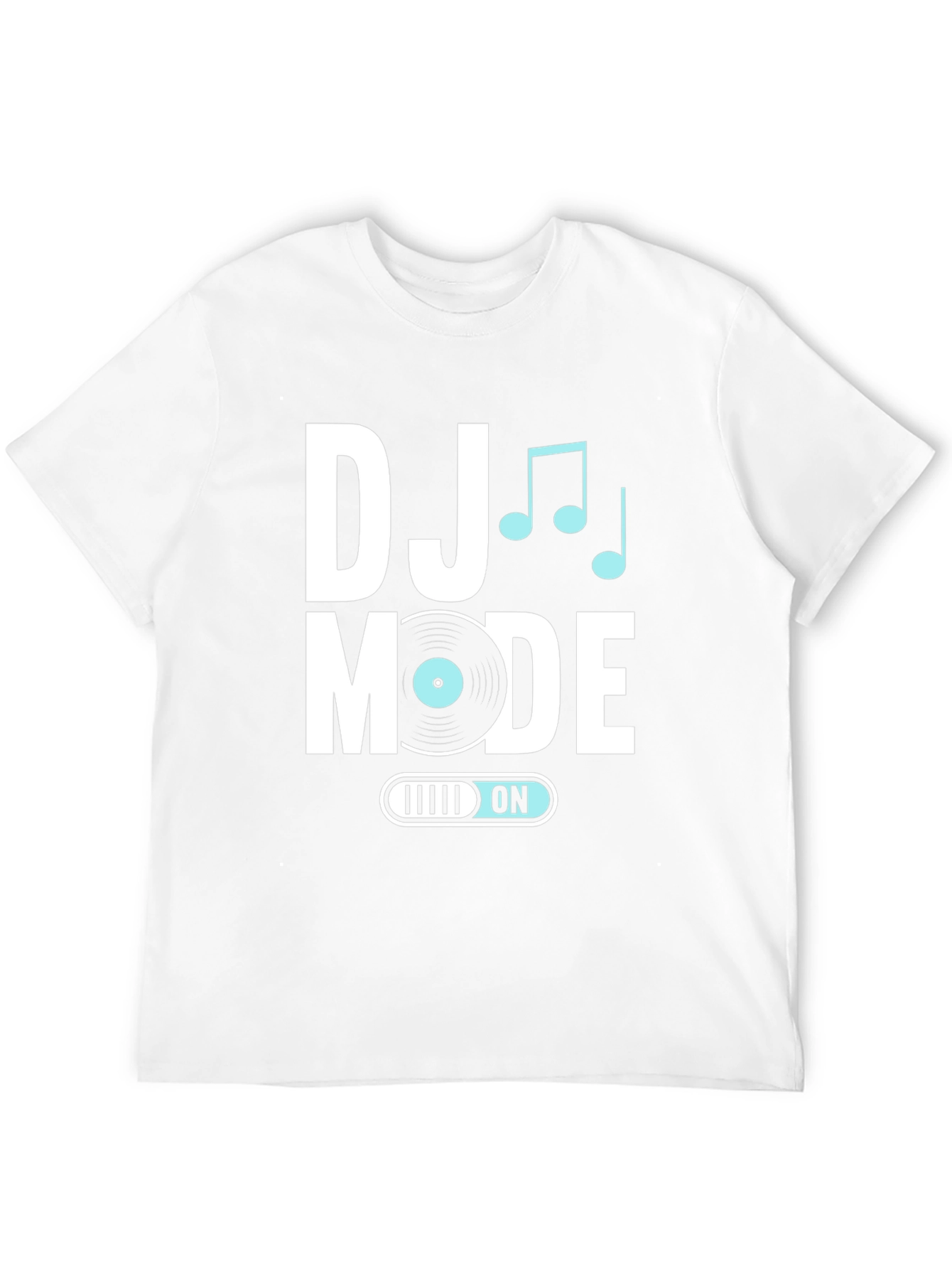 DJ Mode On Black T-Shirt - Music Lover Apparel
