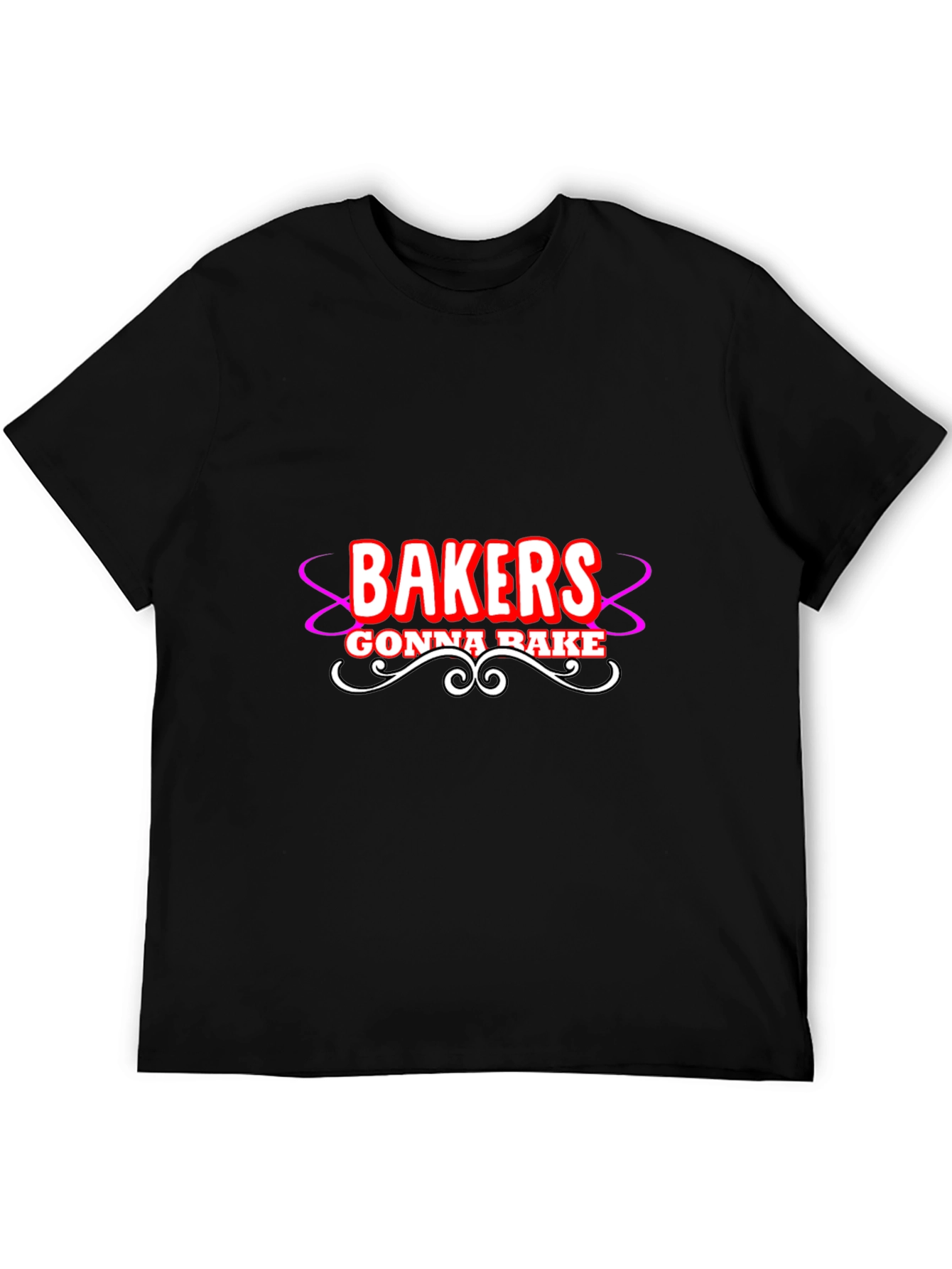 Bakers Gonna Bake Graphic T-Shirt - Black Cotton Tee