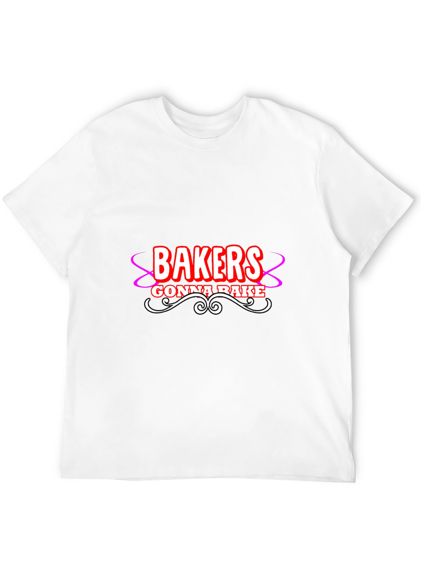 Bakers Gonna Bake Graphic T-Shirt - Black Cotton Tee