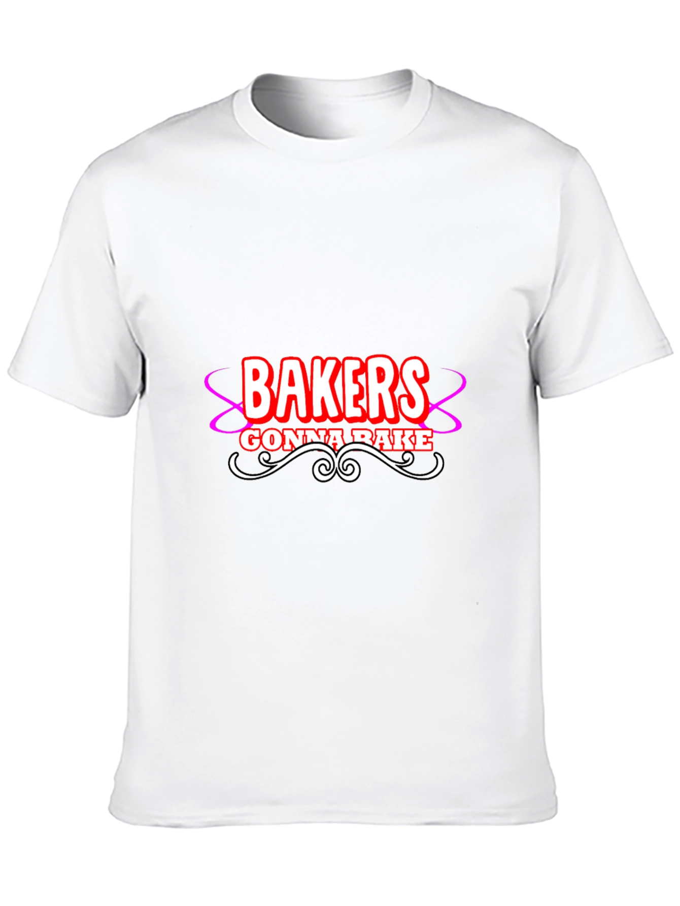 Bakers Gonna Bake Graphic T-Shirt - Black Cotton Tee