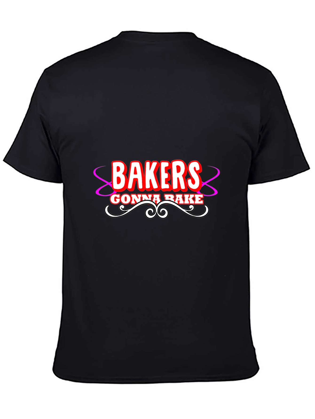 Bakers Gonna Bake Graphic T-Shirt - Black Cotton Tee