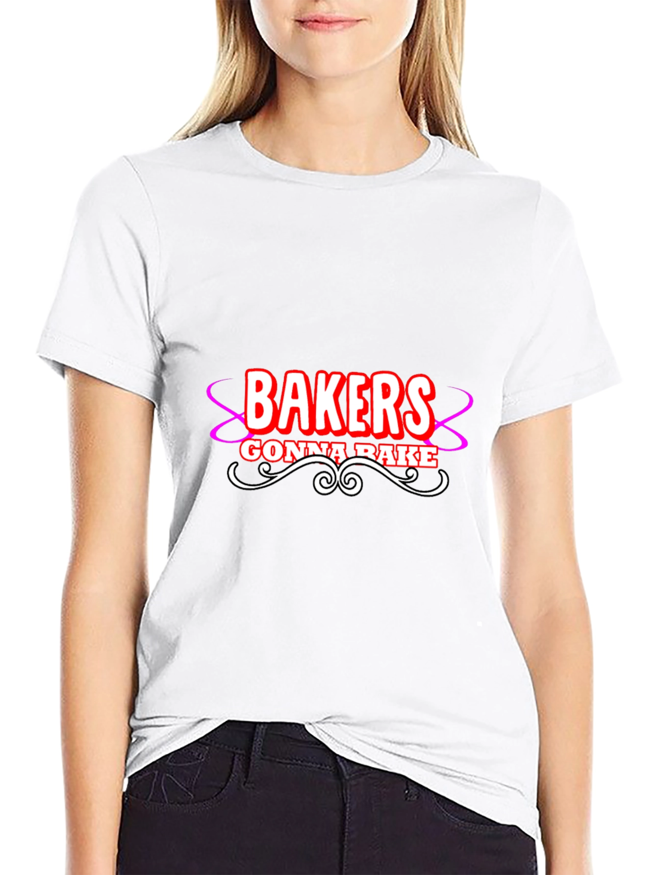 Bakers Gonna Bake Graphic T-Shirt - Black Cotton Tee