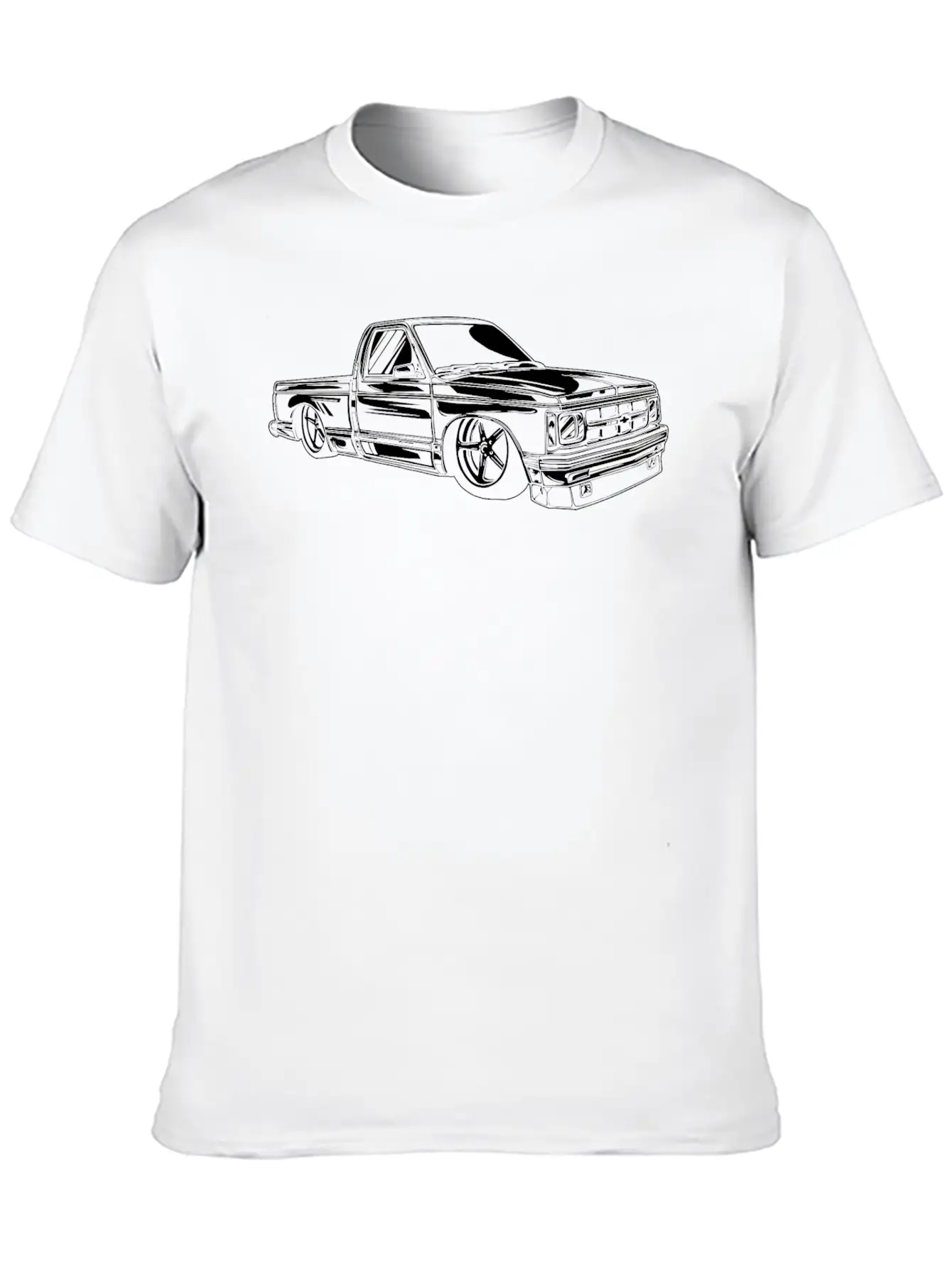 S10 Front Quarter Design Unisex Casual T-Shirt – Clean Design For Daily Comfort