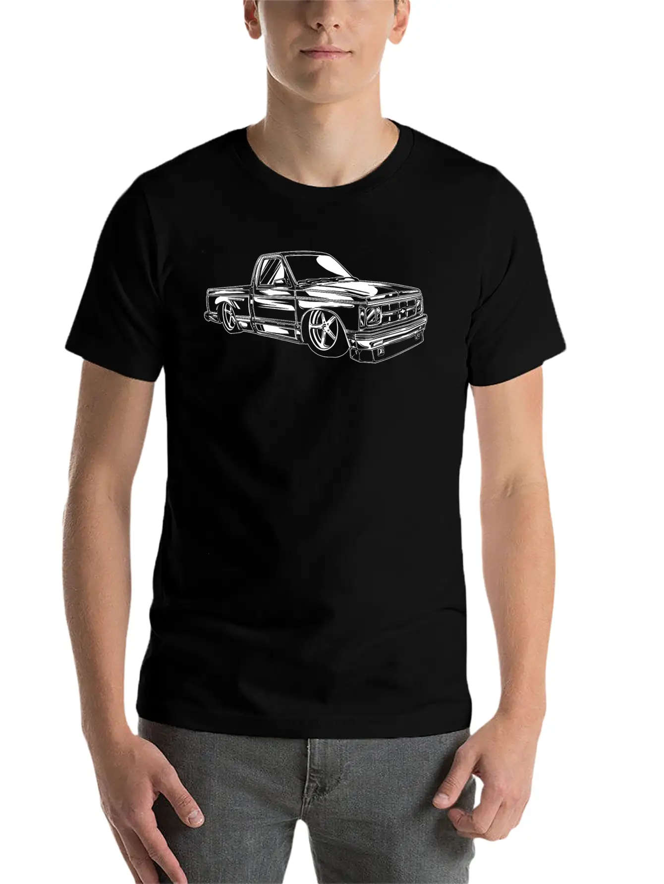 S10 Front Quarter Design Unisex Casual T-Shirt – Clean Design For Daily Comfort