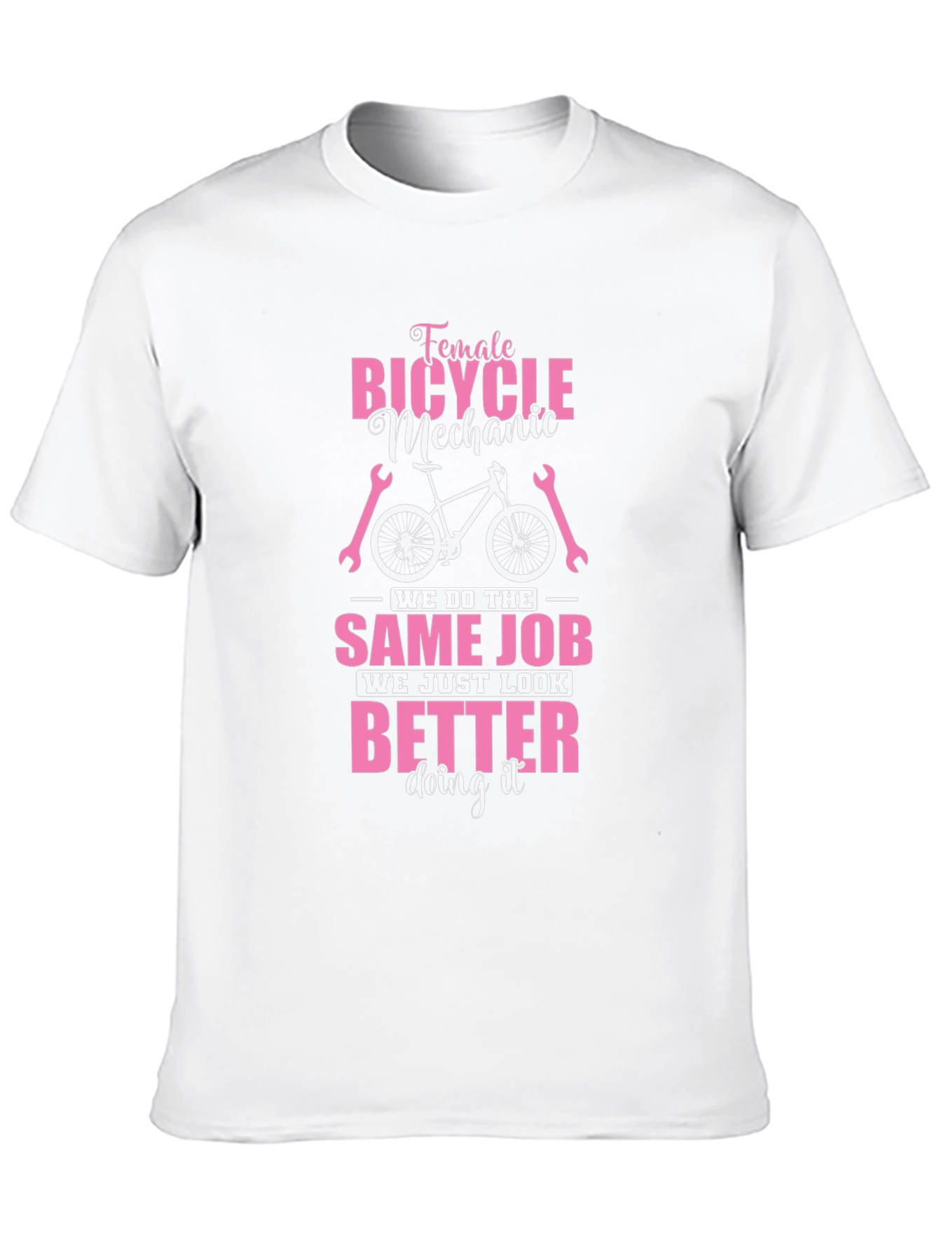 Female Bicycle Mechanic T-Shirt