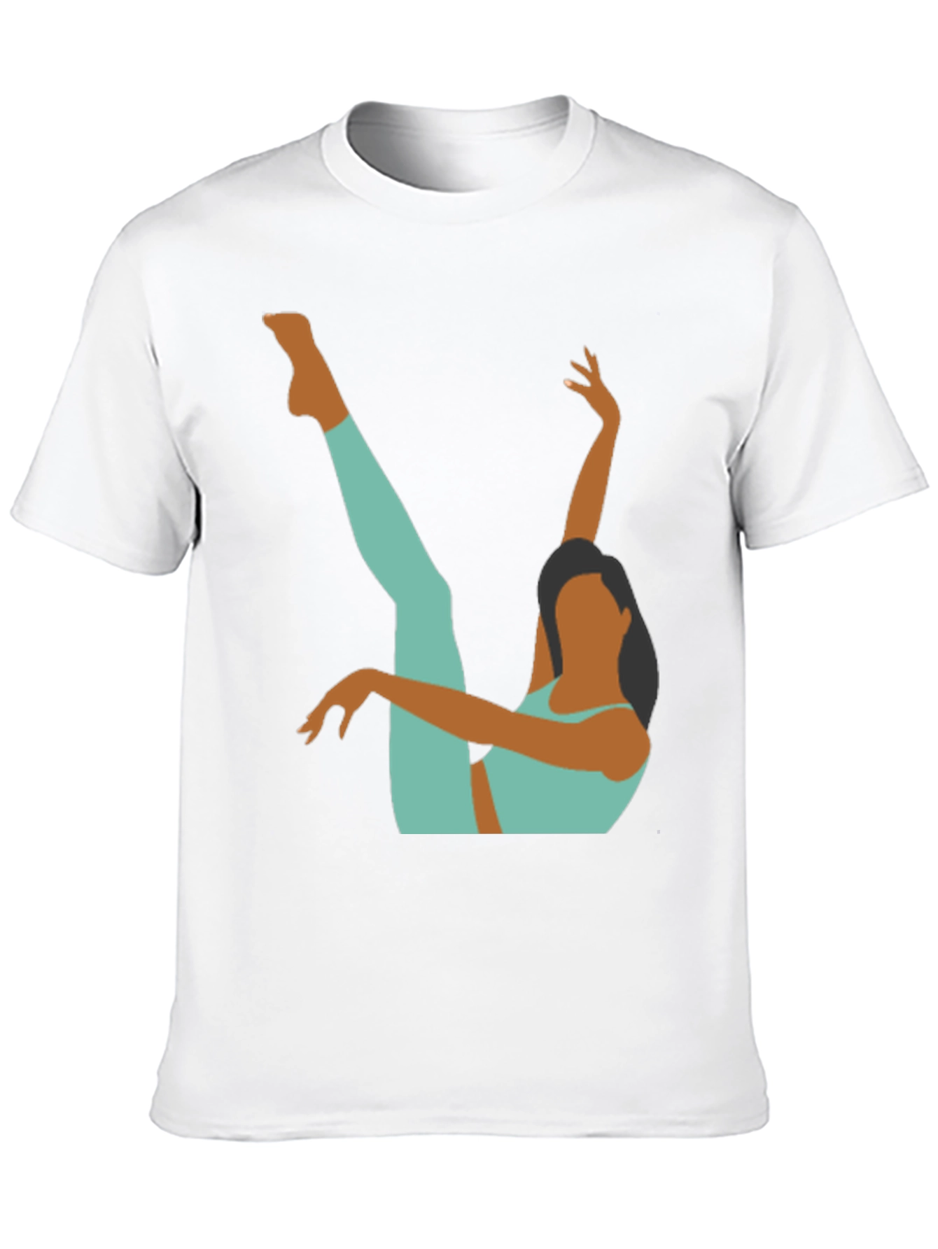 Yoga Pose Graphic Tee - Black