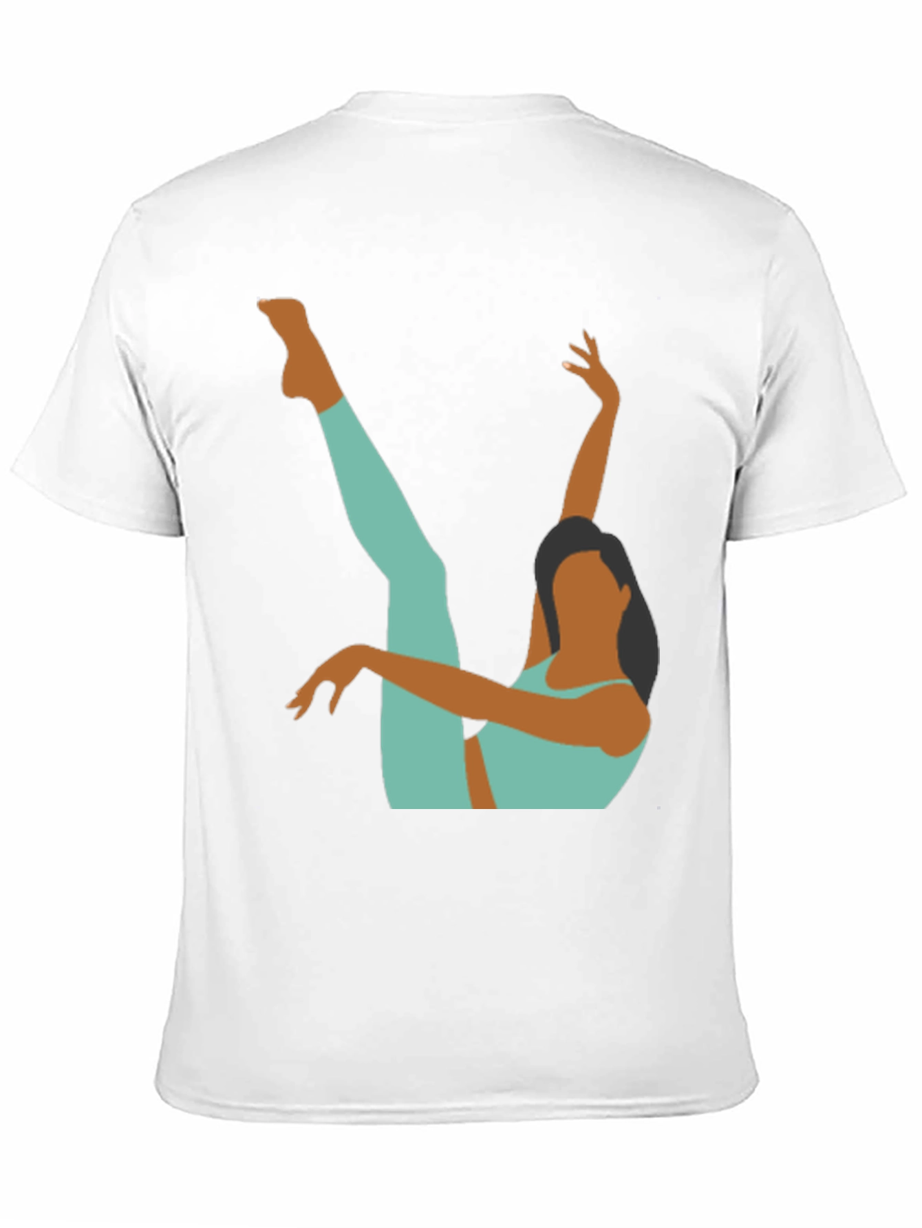 Yoga Pose Graphic Tee - Black
